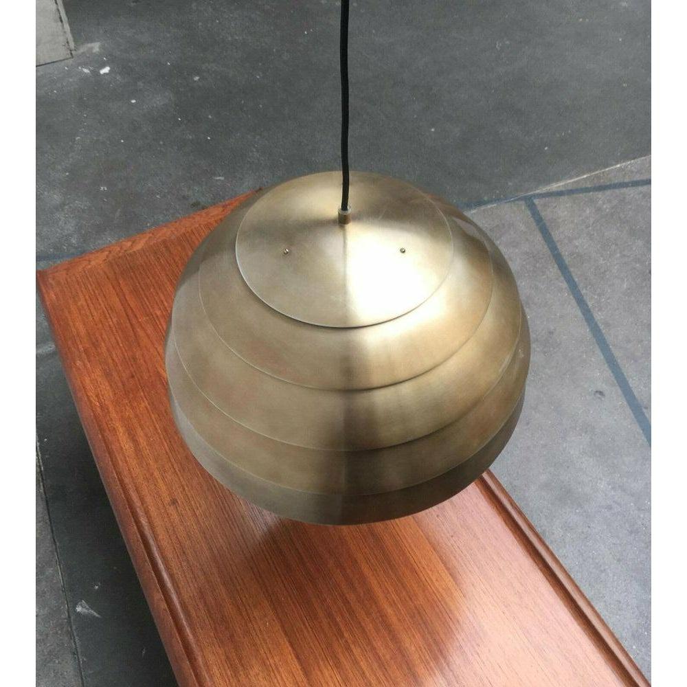 Mid-Century Dome Pendelleuchte von Hans-Agne Jakobsson, 1960er Jahre (Schwedisch) im Angebot