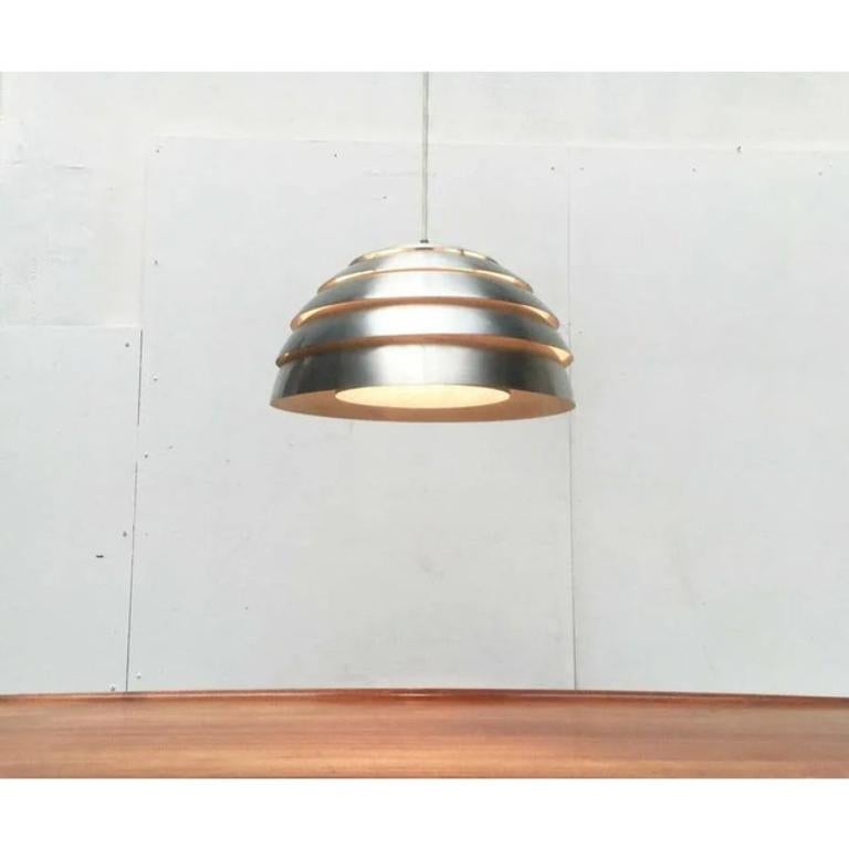 Lámpara colgante de cúpula de mediados de siglo de Hans-Agne Jakobsson, años 60 Metal en venta