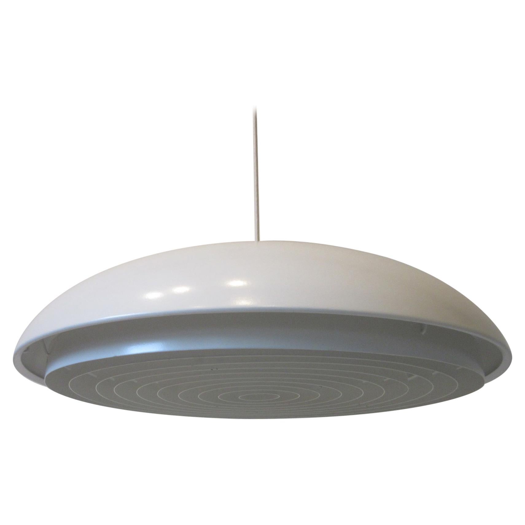 Lightolier Mid Century Domed Pendant Chandelier