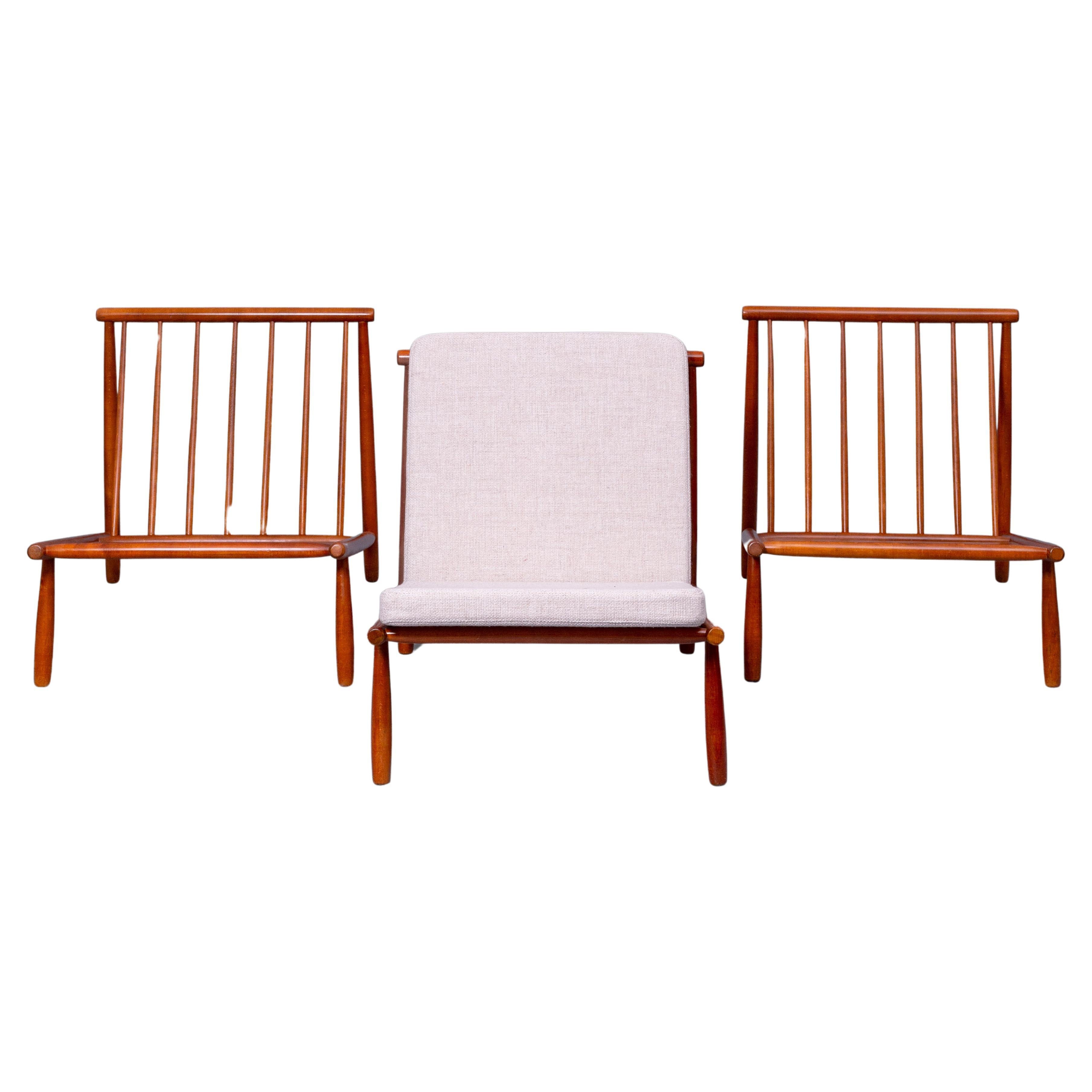 Mid-Century Domus Armchairs by Alf Svensson for Dux