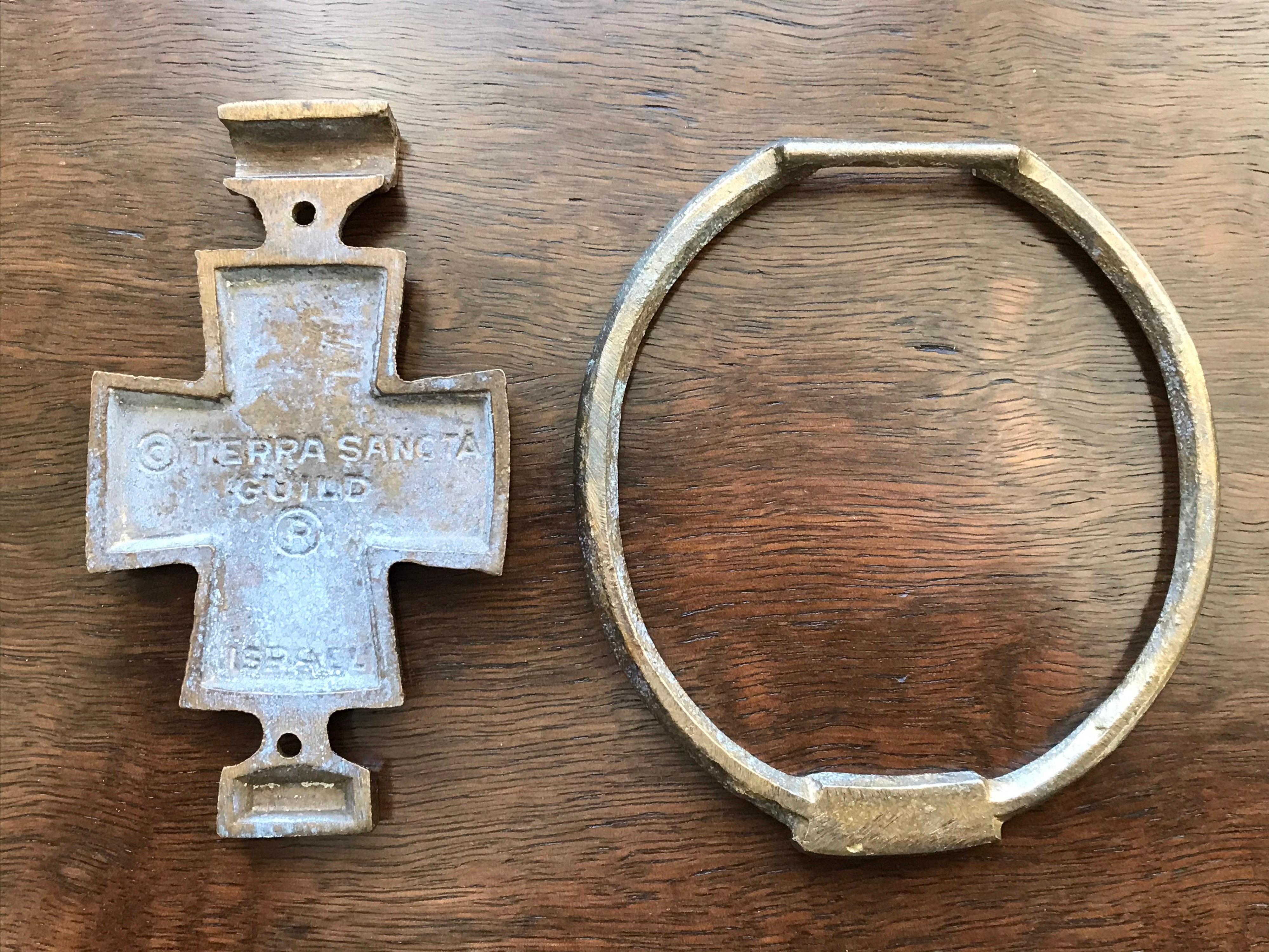 Mid-Century Modern Mid Century Door Knocker “Peace To All Who Enter Here”, Israel For Sale