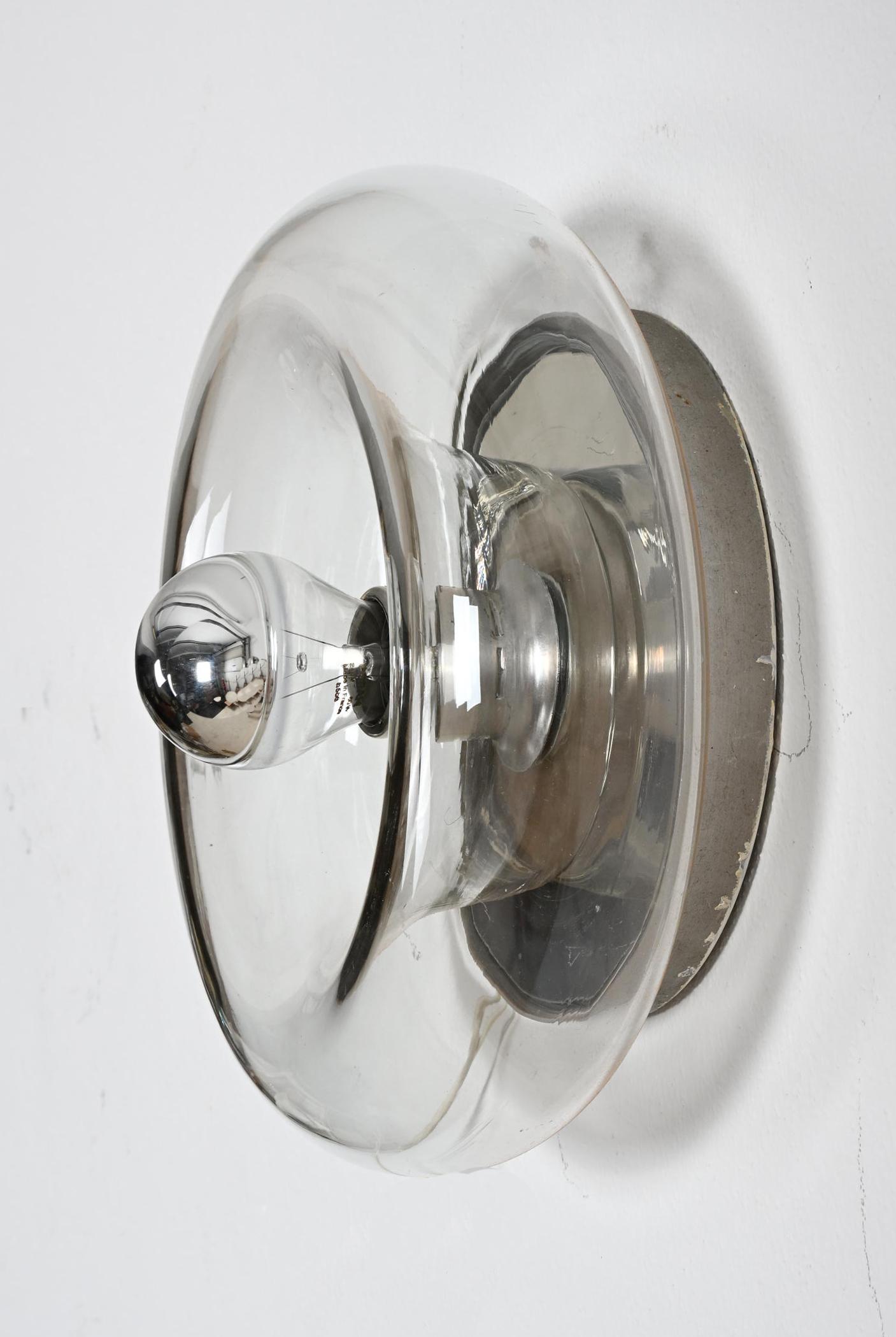 Mid Century Doria mundgeblasen Flush Mounts oder Wandlampen im Angebot 3