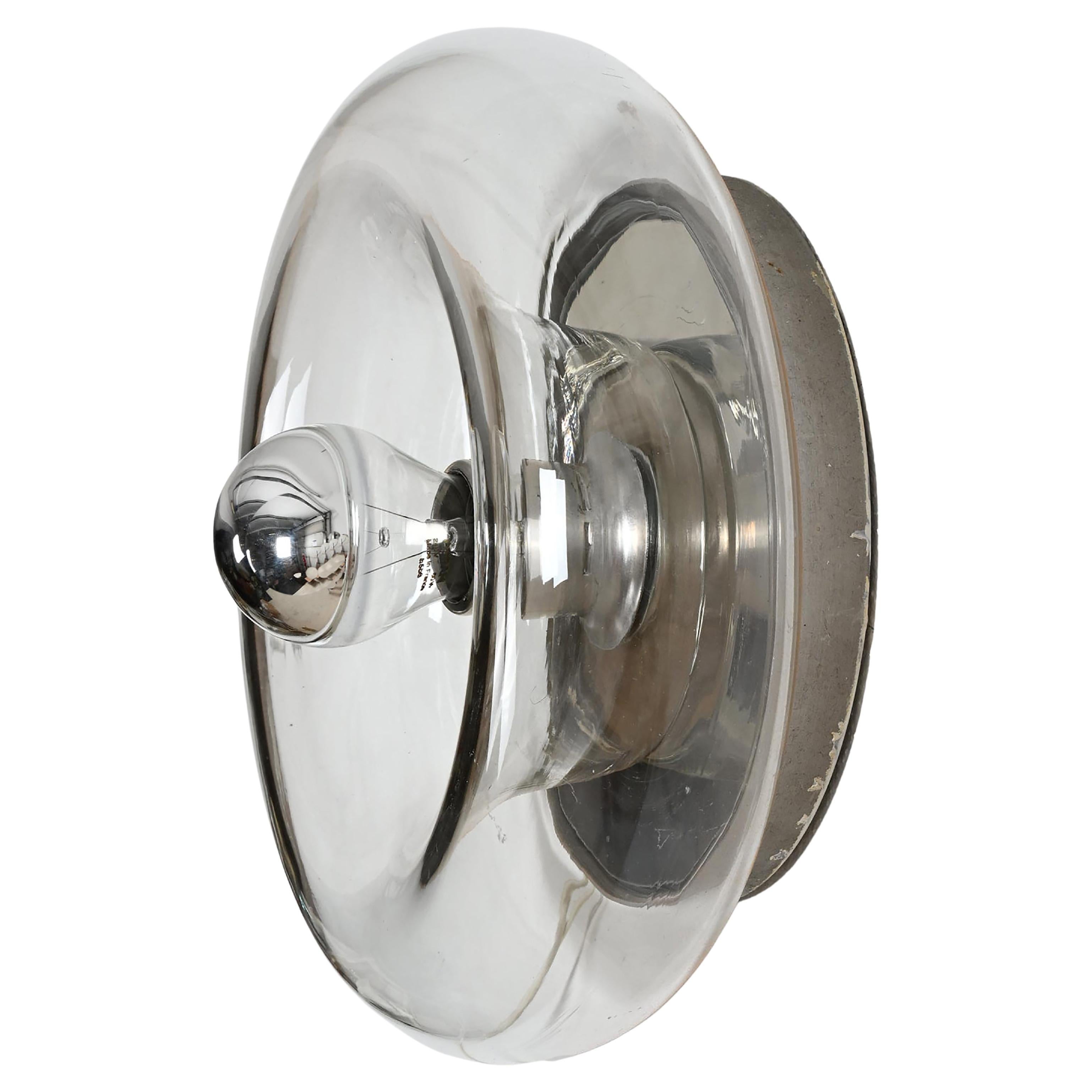 Mid Century Doria mundgeblasen Flush Mounts oder Wandlampen im Angebot