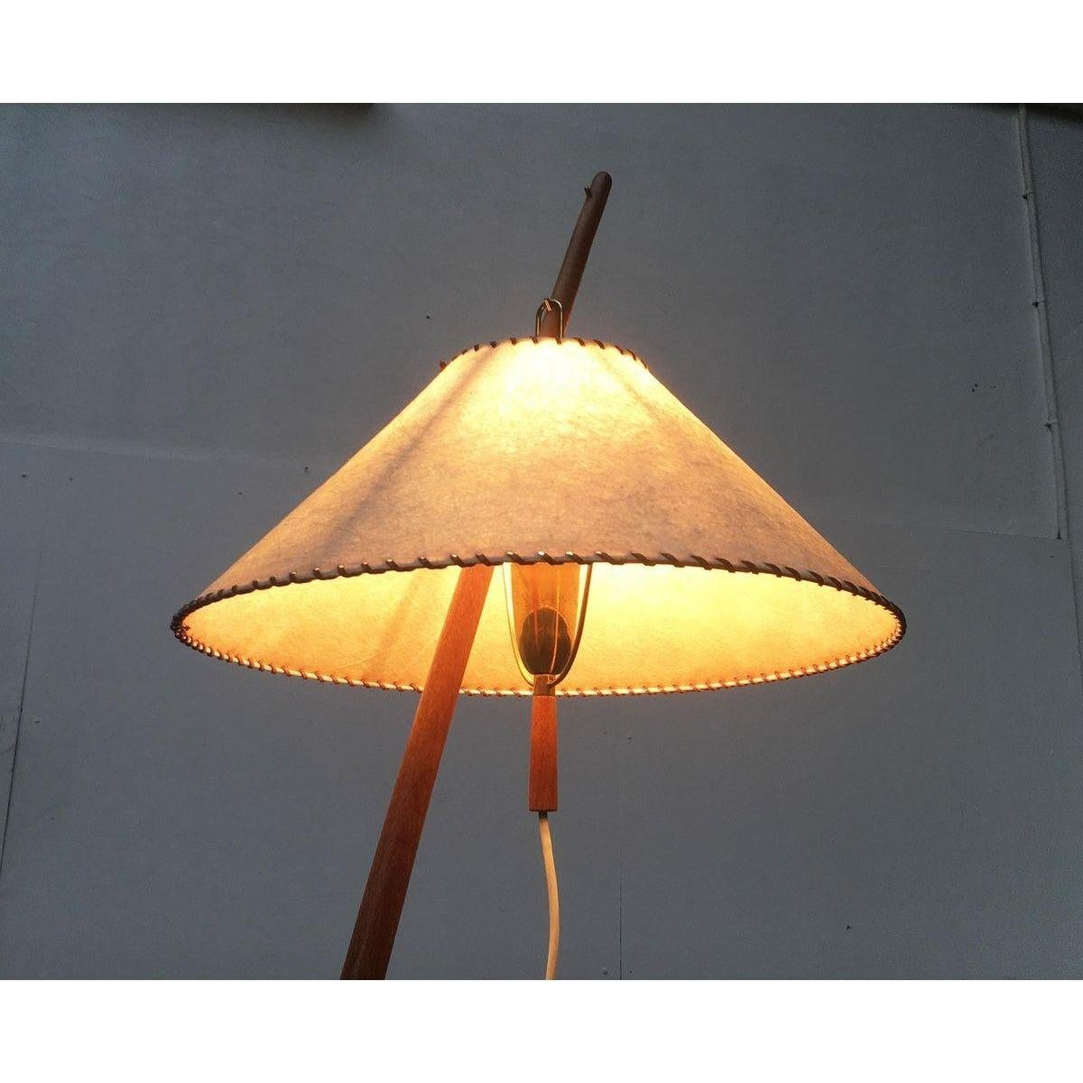 Lampada da terra Dornstab di metà secolo di A. Pöll per Kalmar in vendita 4