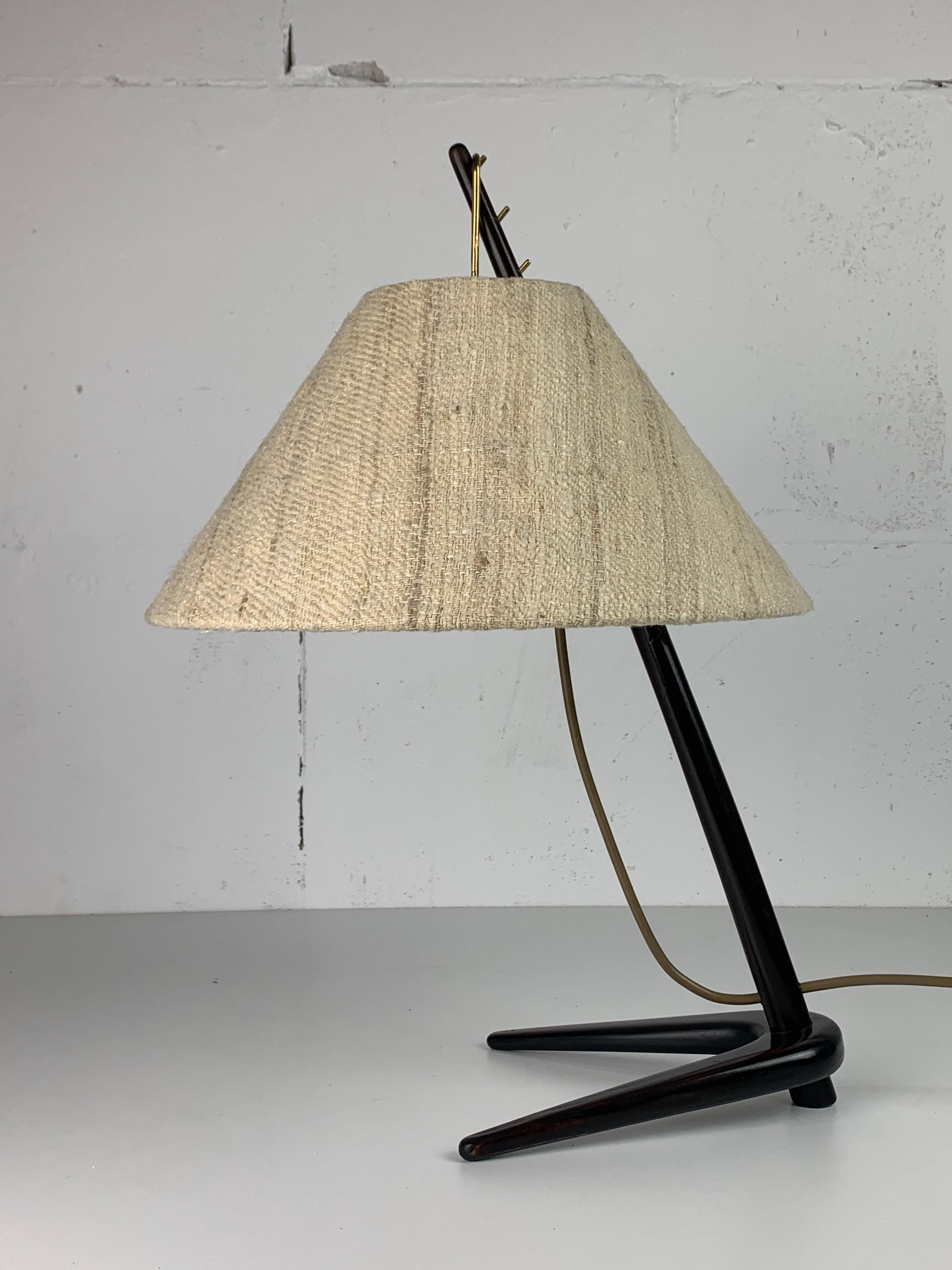 Lámpara de mesa Dornstab de mediados de siglo de A. Pöll para Kalmar, 1947 en venta 12