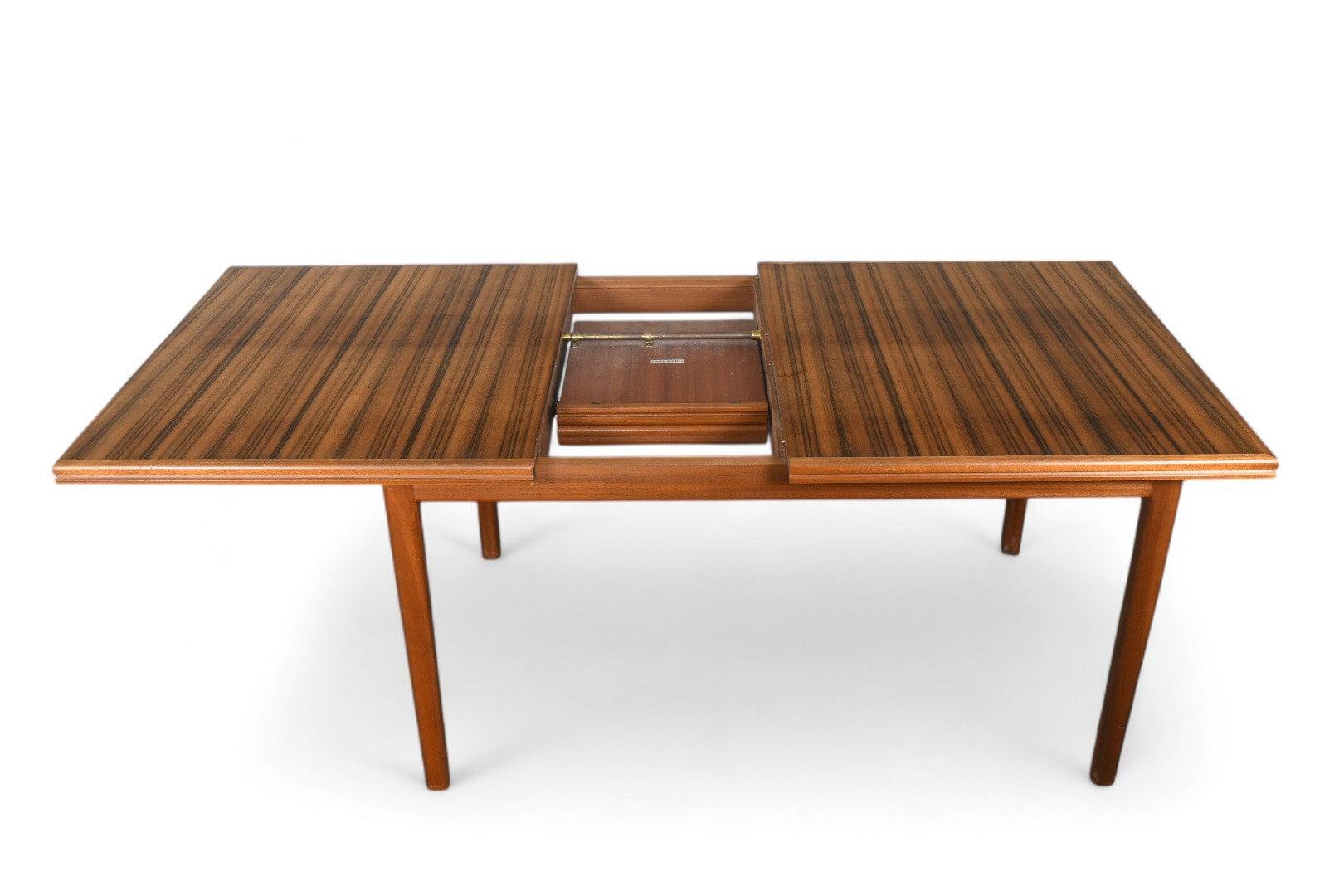 Mid Century Double Butterfly Leaf Esstisch in Nussbaum im Zustand „Gut“ im Angebot in Berkeley, CA