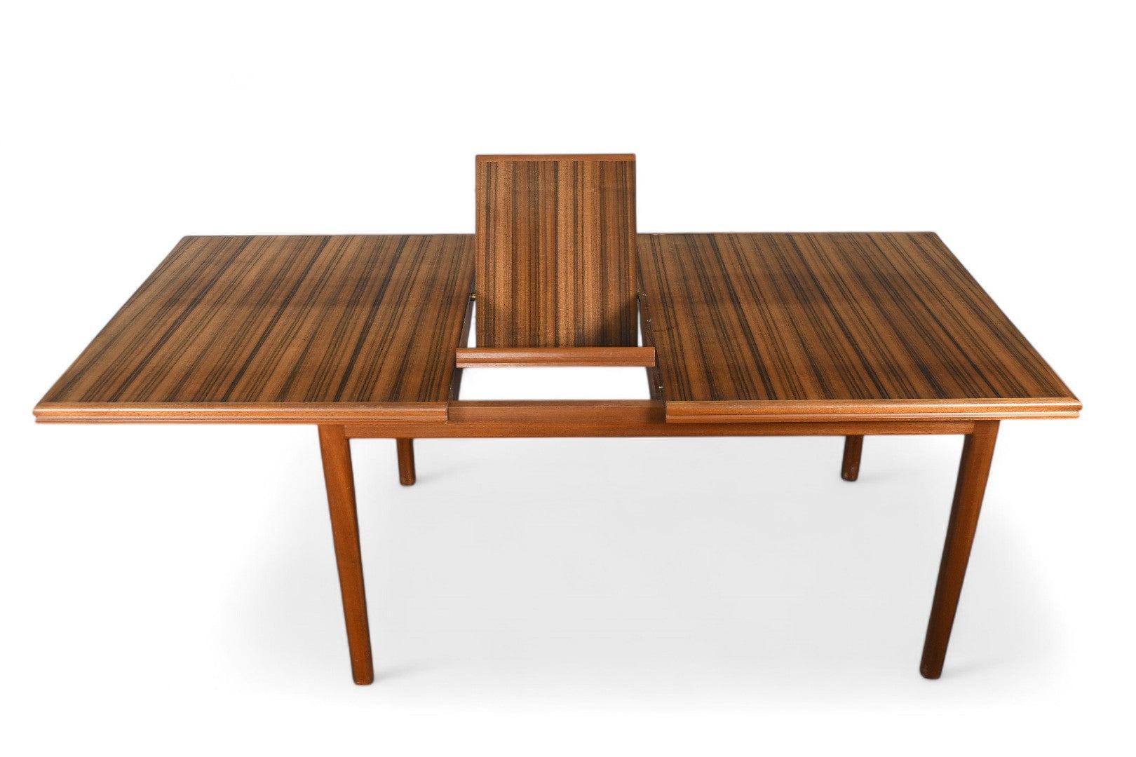 Mid Century Double Butterfly Leaf Esstisch in Nussbaum (Teakholz) im Angebot