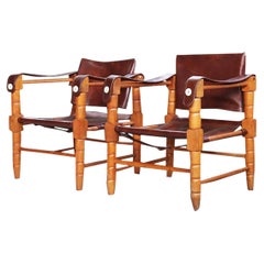 Mid Century Douglas Heaslett Arne Norell Style Chairs, a Pair