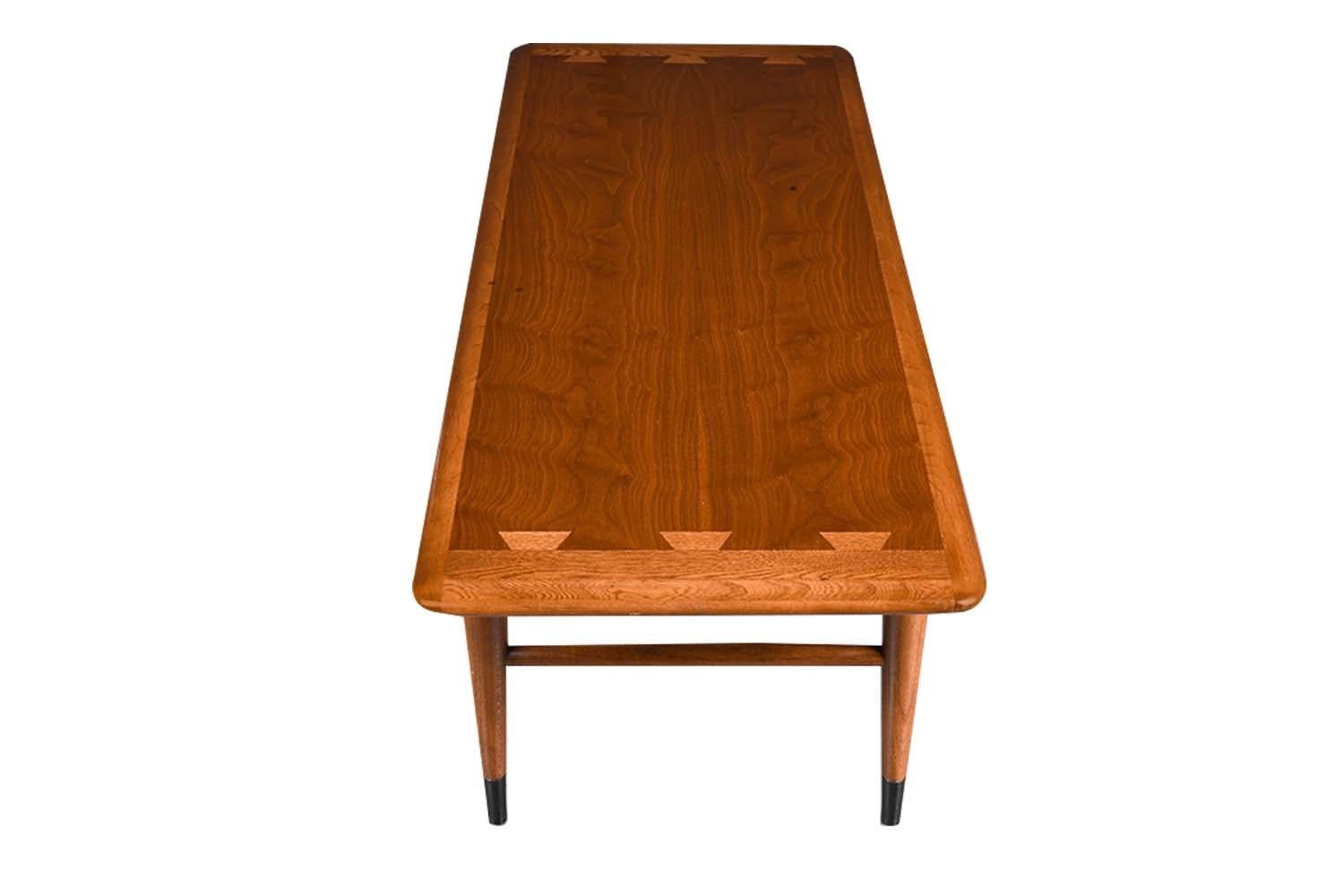 American Midcentury Dovetail Coffee Table Lane Acclaim For Sale