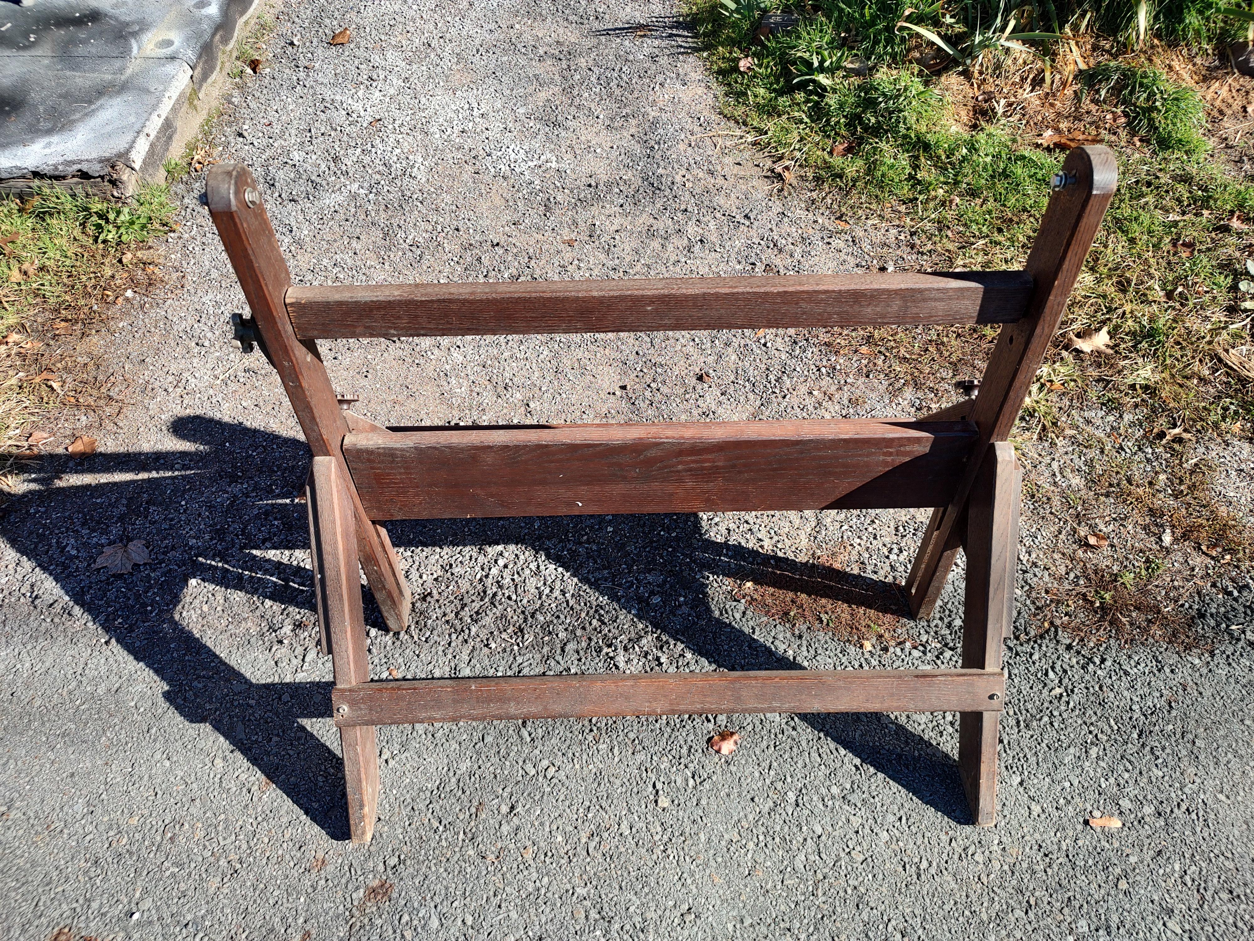 Mid Century Drafting Table von Anco C1940 Eiche & Ahorn im Zustand „Gut“ im Angebot in Port Jervis, NY