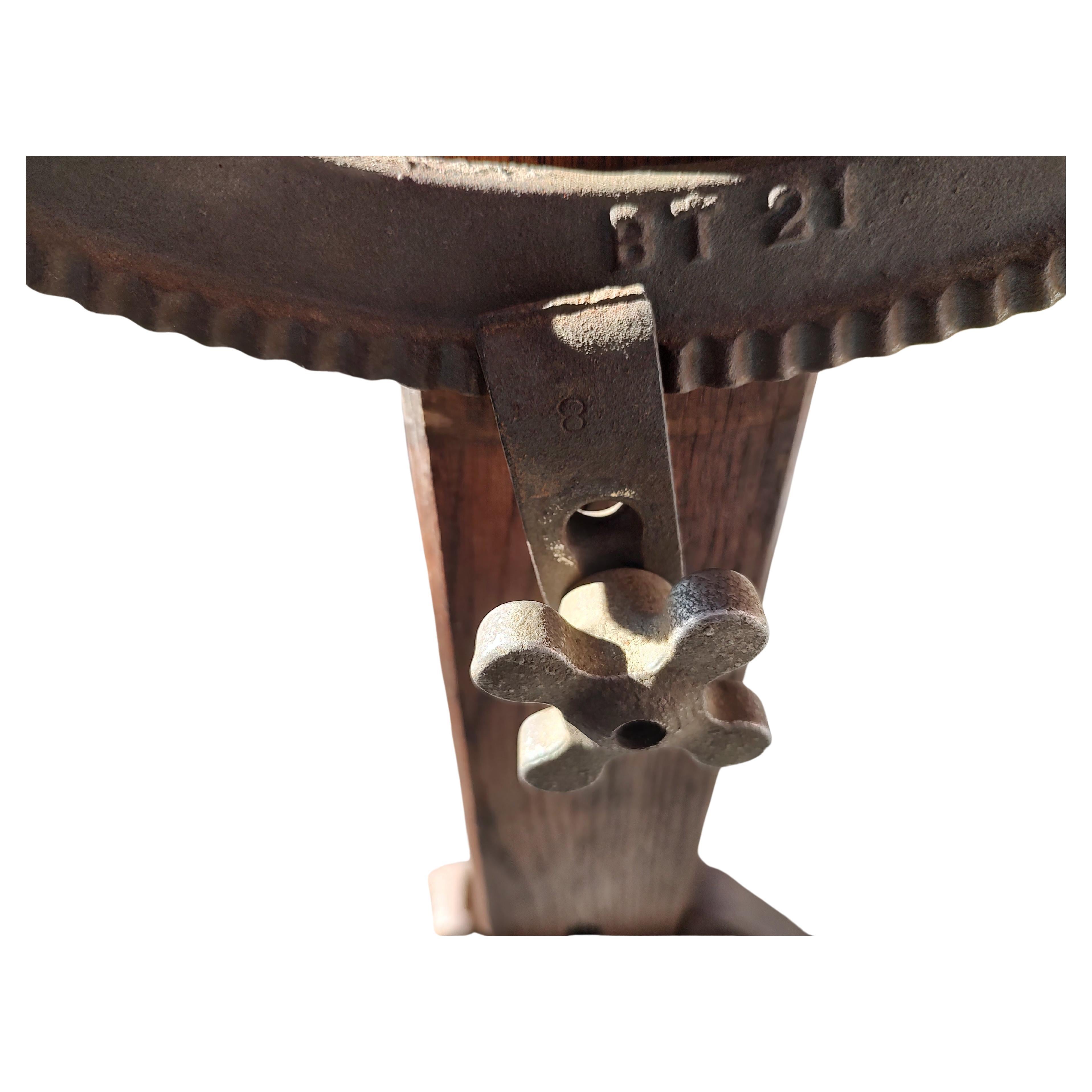 Mesa de trabajo de mediados de siglo de Anco C1940 Roble y arce Estadounidense en venta