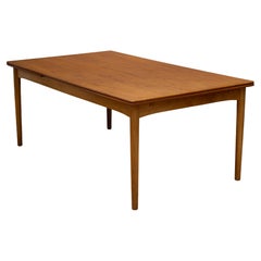 Mid-century Draw Leaf Teak Dining Table c.1960