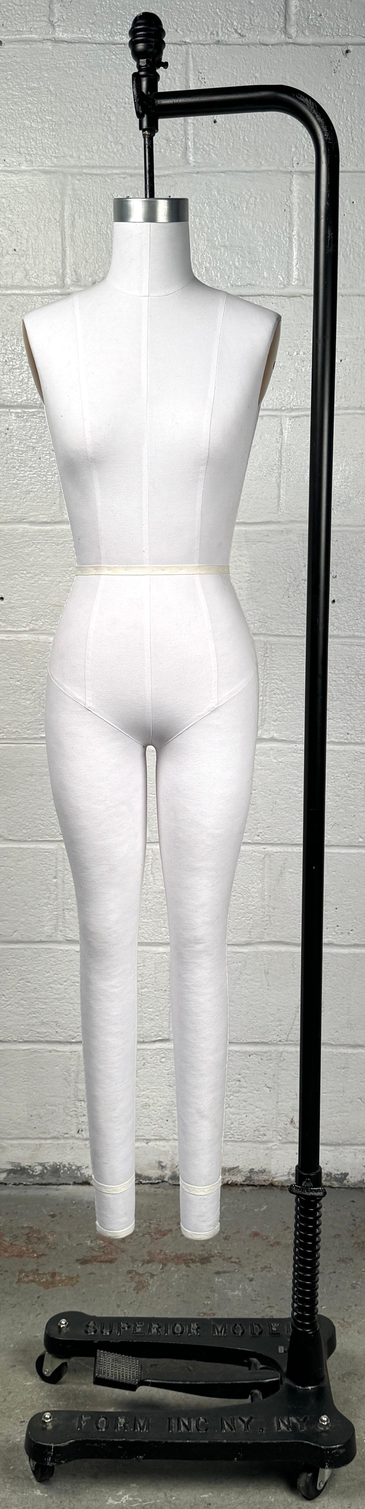 Step back into the golden age of fashion with this authentic mid-century dress form by Superior Model Forms Inc., a striking blend of functional design and sculptural beauty. Once used in tailoring studios and ateliers, this vintage piece now serves