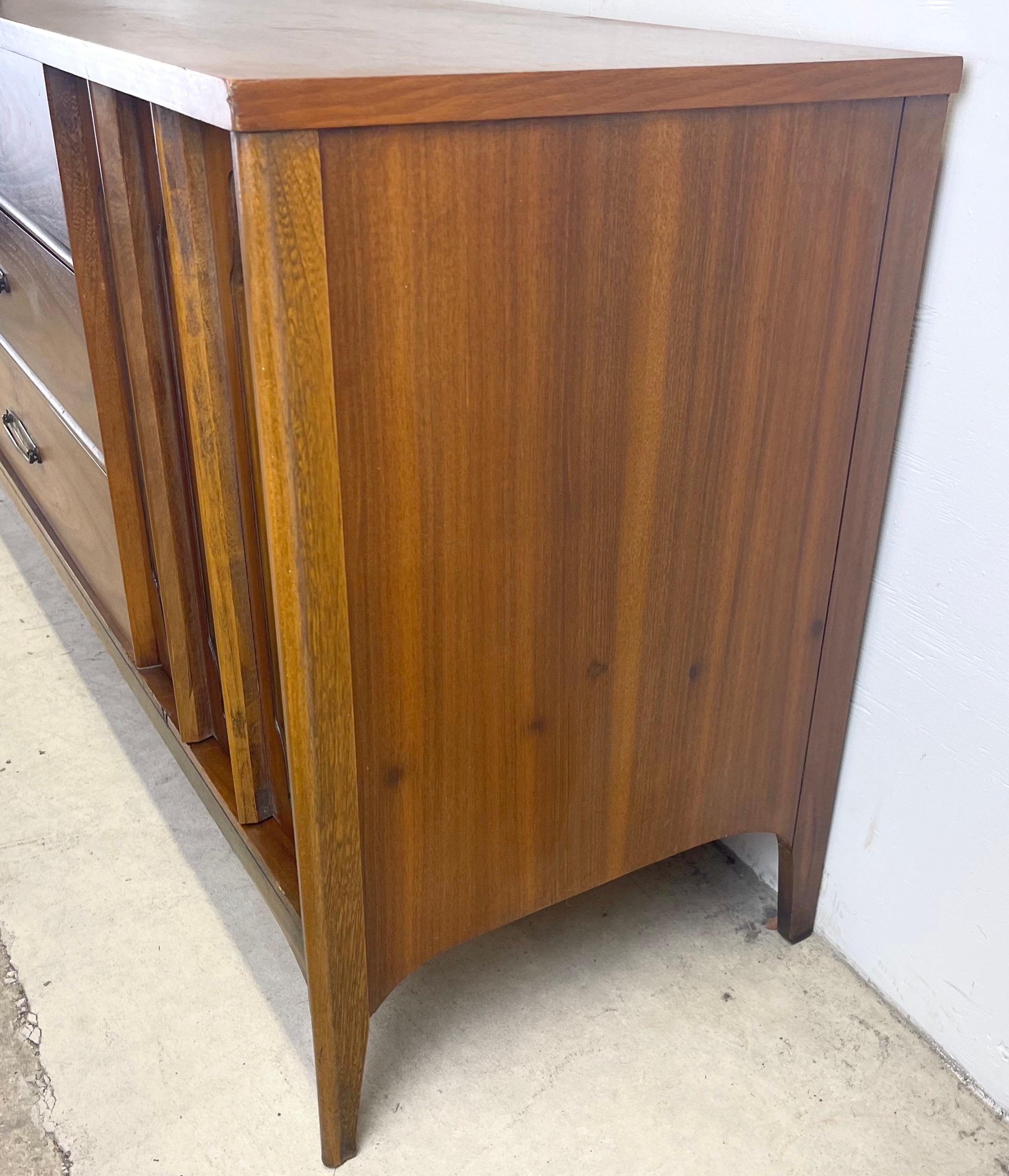 Mid-Century Dresser and Mirror Set by Kent Coffey 2