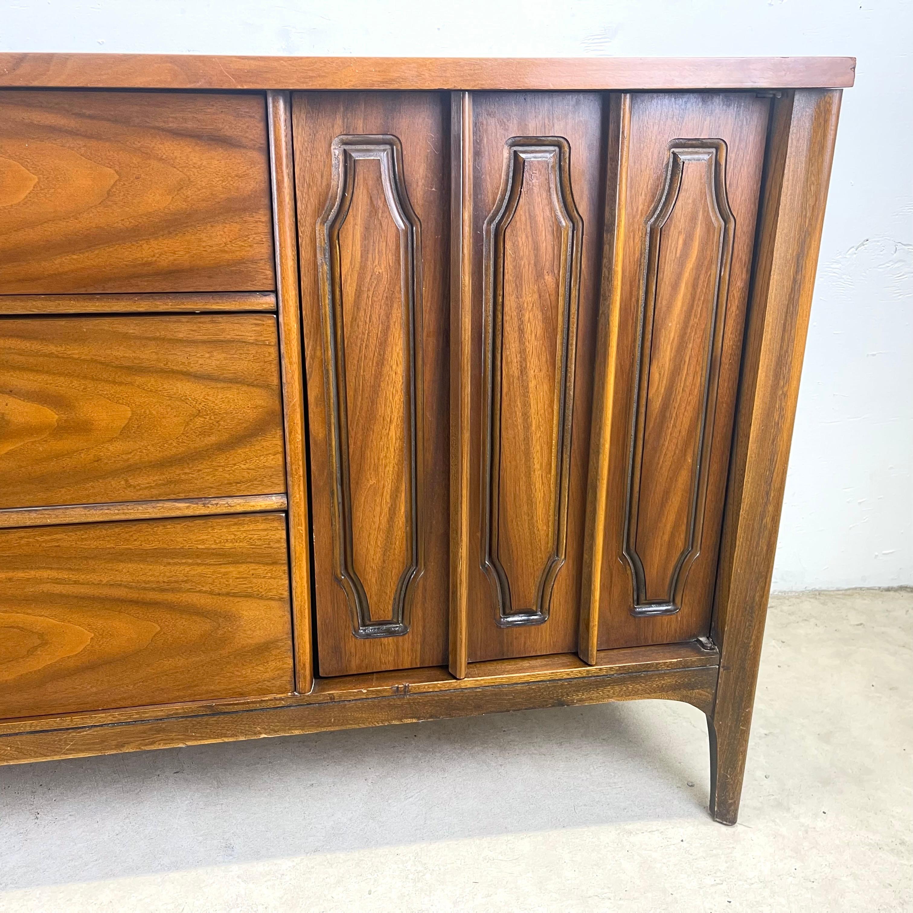Mid-Century Dresser and Mirror Set by Kent Coffey For Sale 2