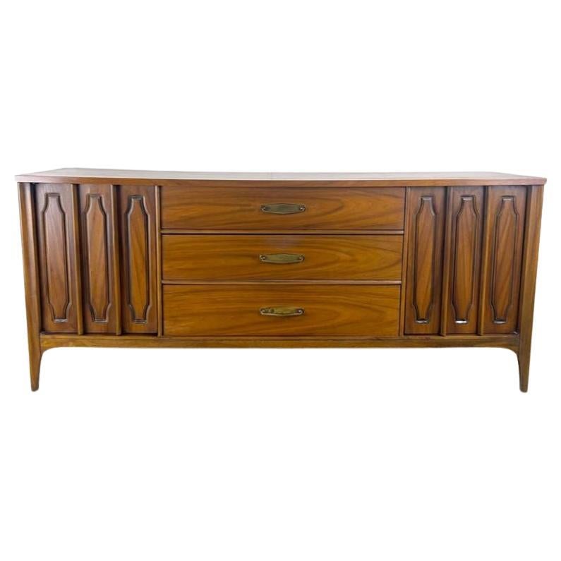 This impressive Mid-Century Modern nine drawer dresser from Kent Coffey's 