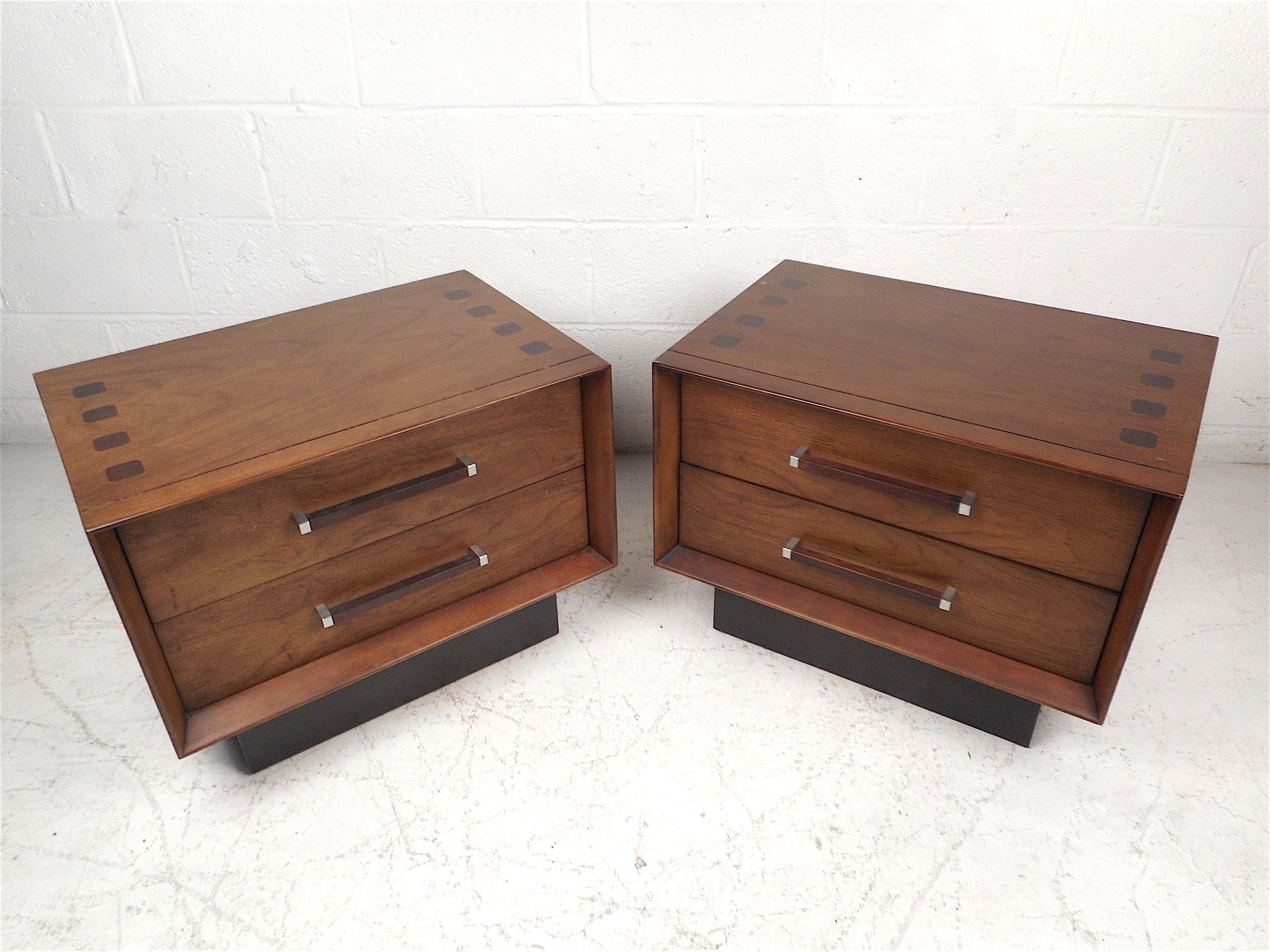 Midcentury Dresser and Nightstands by Lane Furniture Co. 4