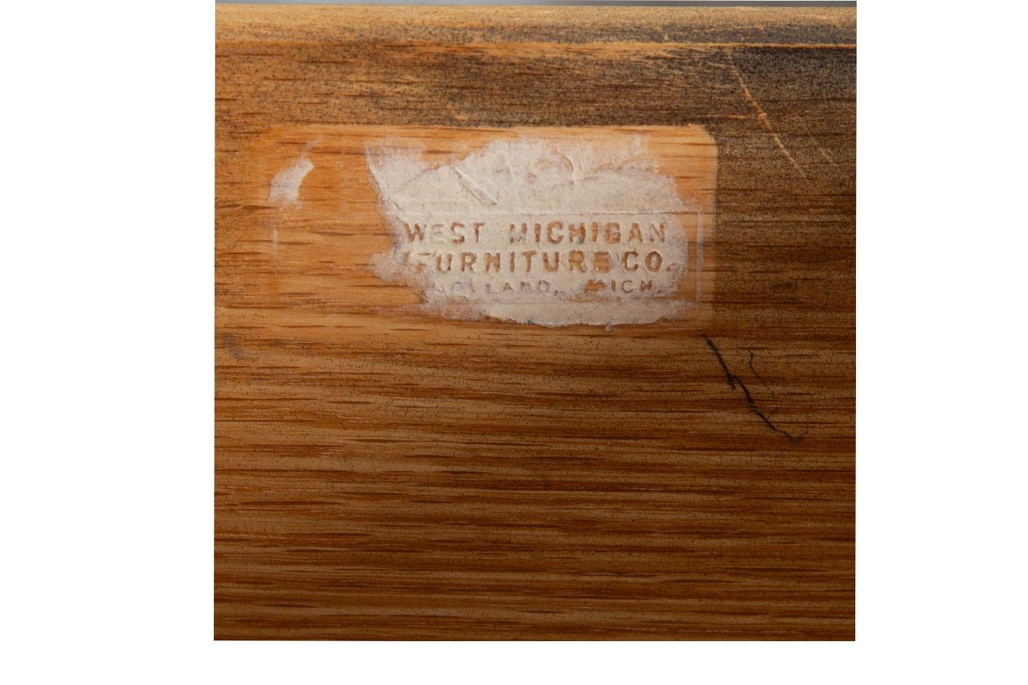 Mid-20th Century Mid-Century Dresser Arne Vodder Style West Michigan Furniture For Sale