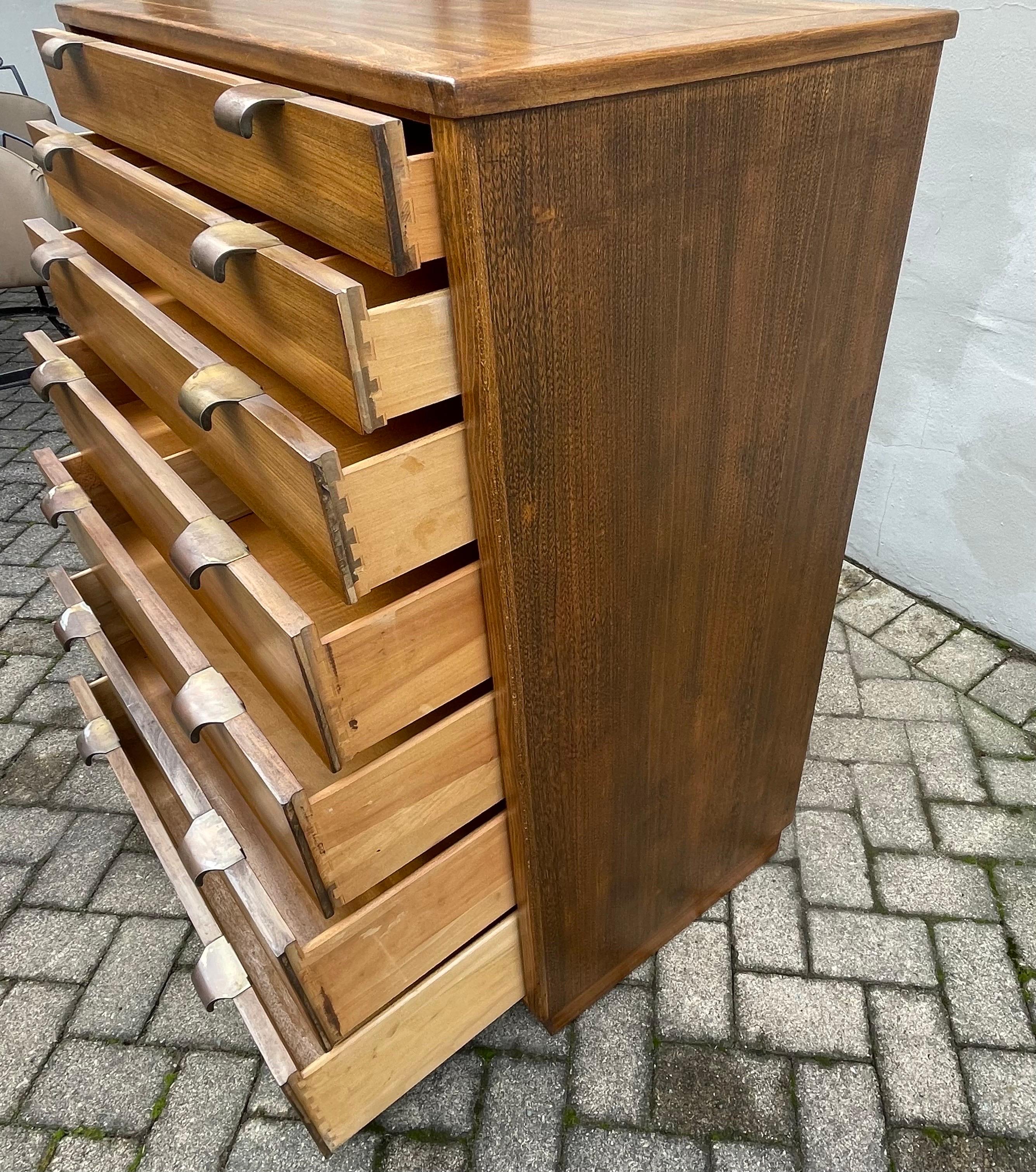 Mid Century Dresser by Edward Wormley for Drexel, Precedent Series, 1950's In Good Condition For Sale In Bedford Hills, NY