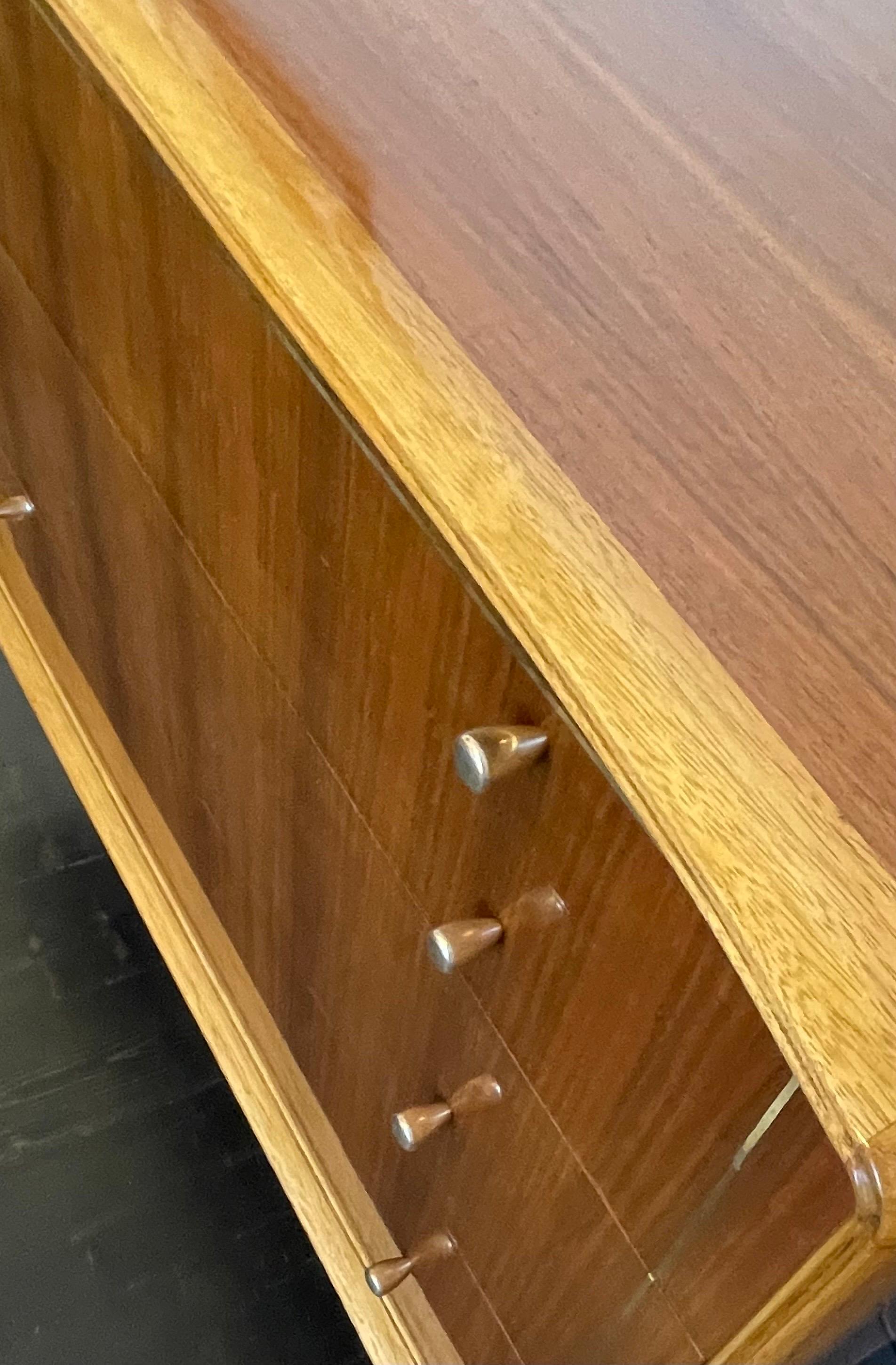 Mid Century Dresser, Teak & Butternut by Erno Fabry, in the Style of Gio Ponte For Sale 3