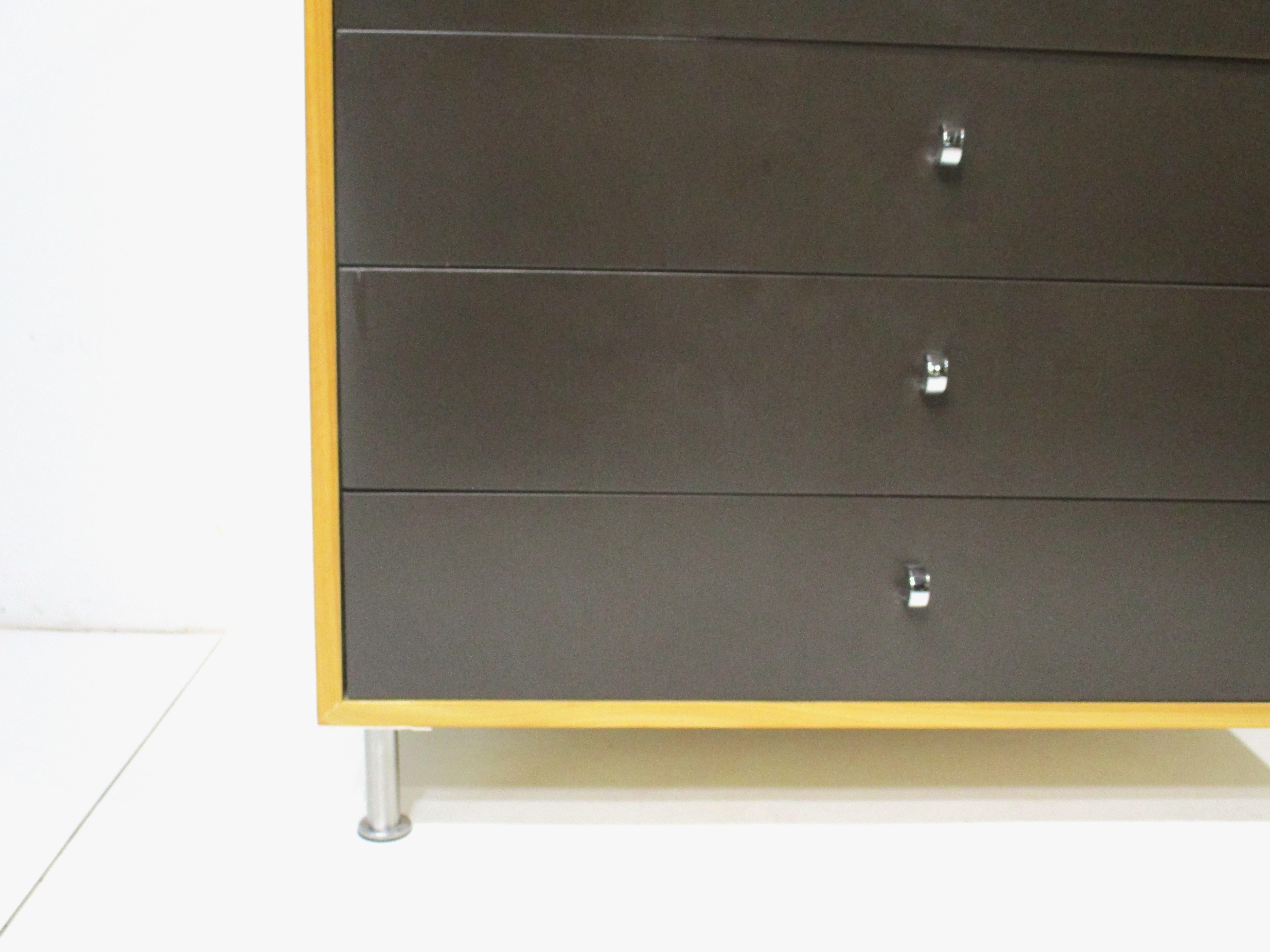 Birch Mid Century Dresser by Jack Cartwright for Founders  For Sale