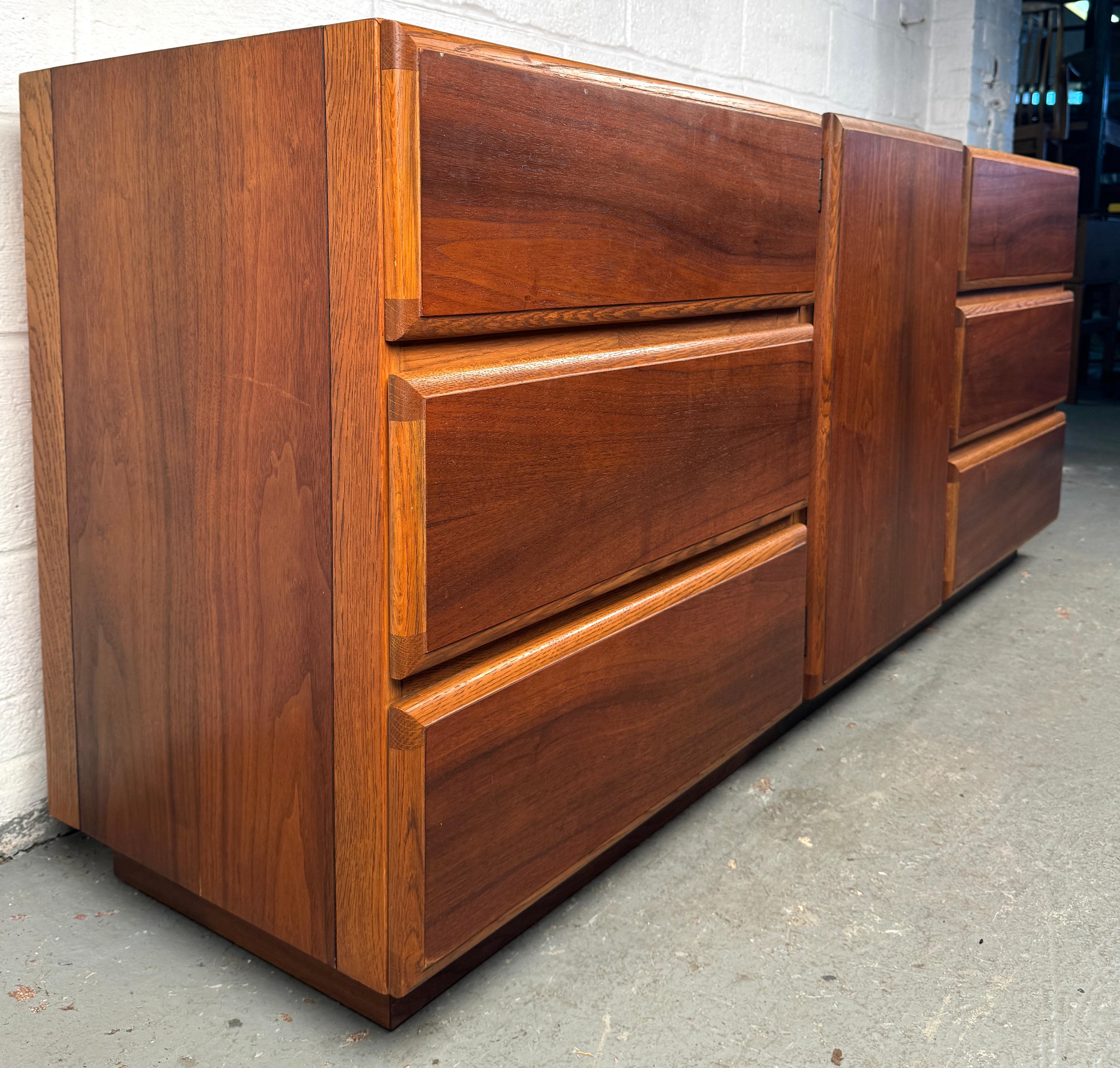 Metal Mid-Century Dresser by Lane Furniture For Sale