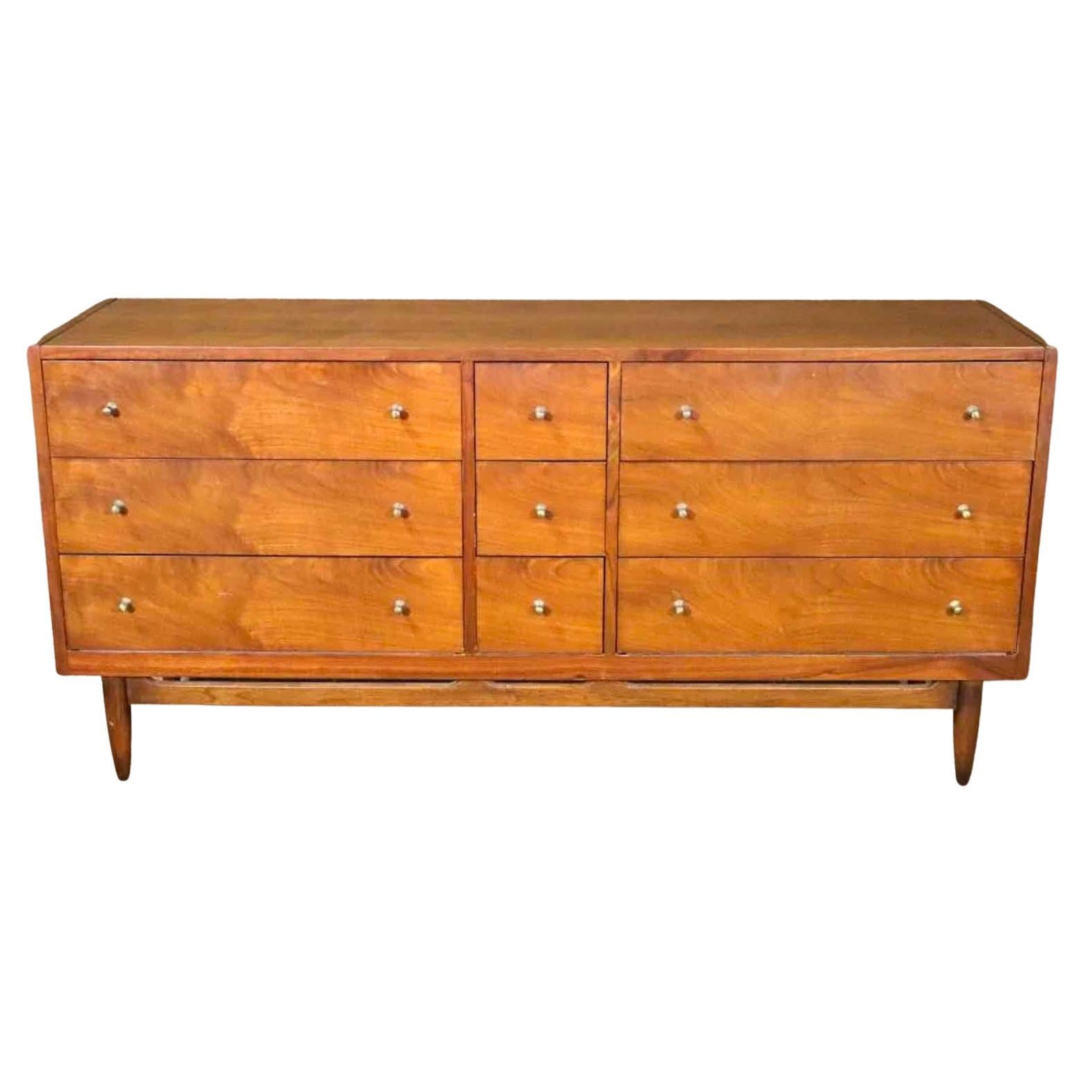 Mid-Century Dresser by National Furniture Co For Sale