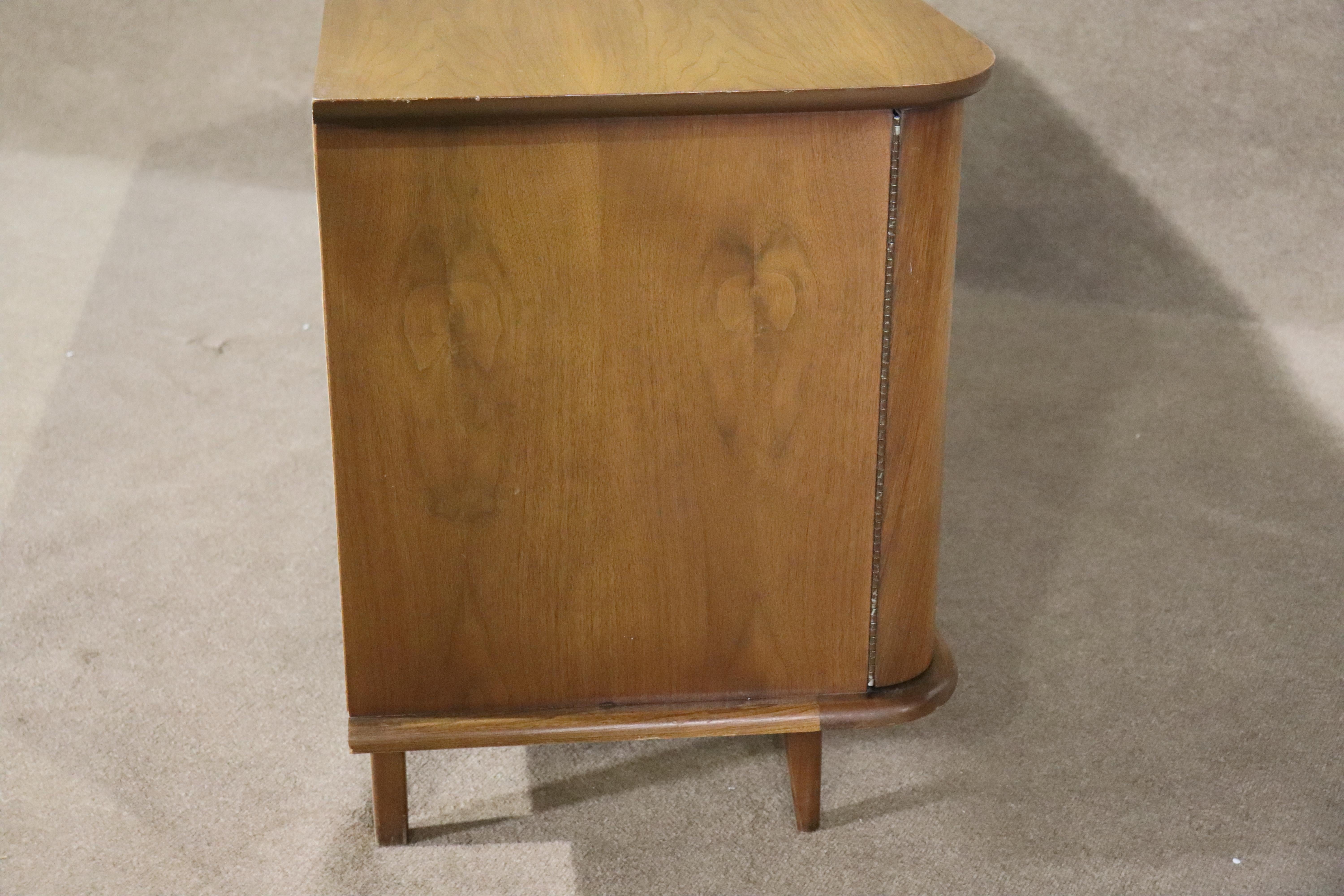 Walnut Mid-Century Dresser by United For Sale