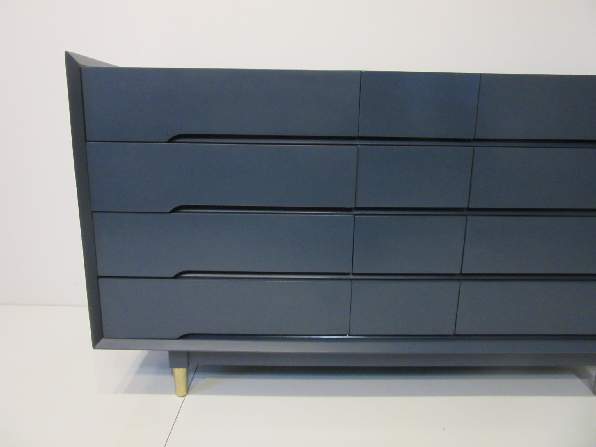 20th Century Midcentury Dresser / Chest from the Beverley Hills Ensemble by T. Walczer