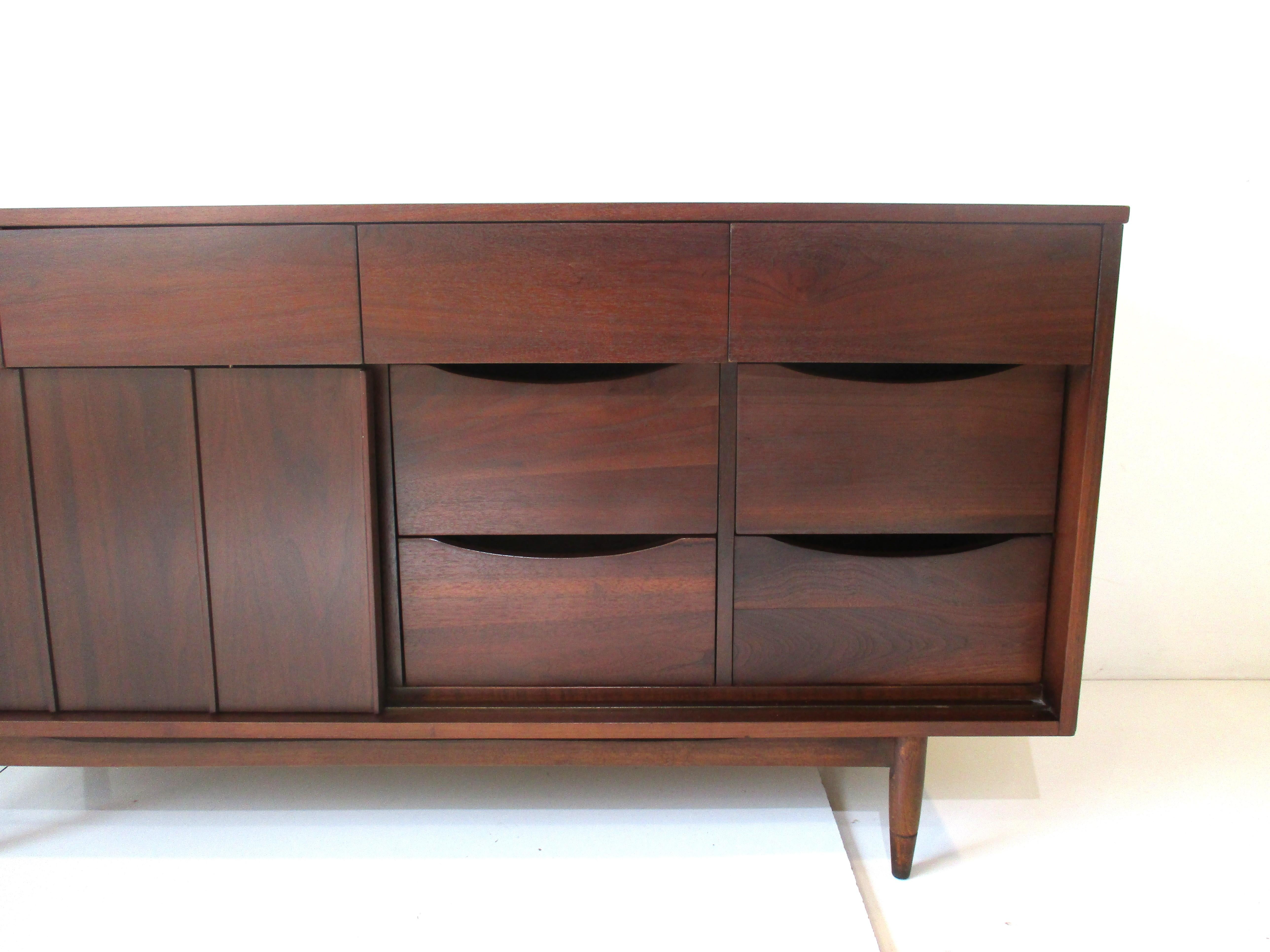 American Mid Century Dresser / Credenza by Mainline Modern in the Style of Heritage
