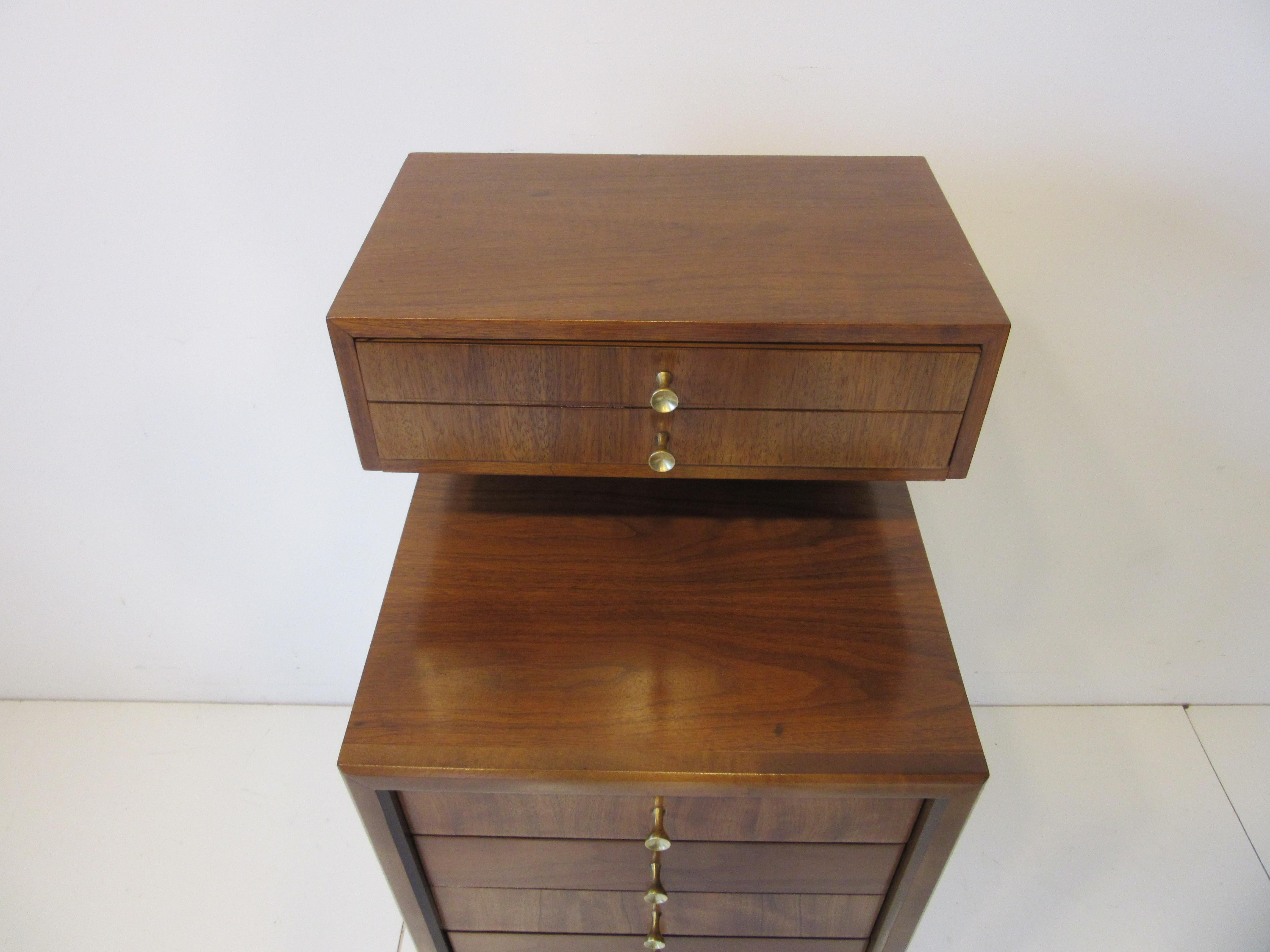 mid century jewelry box