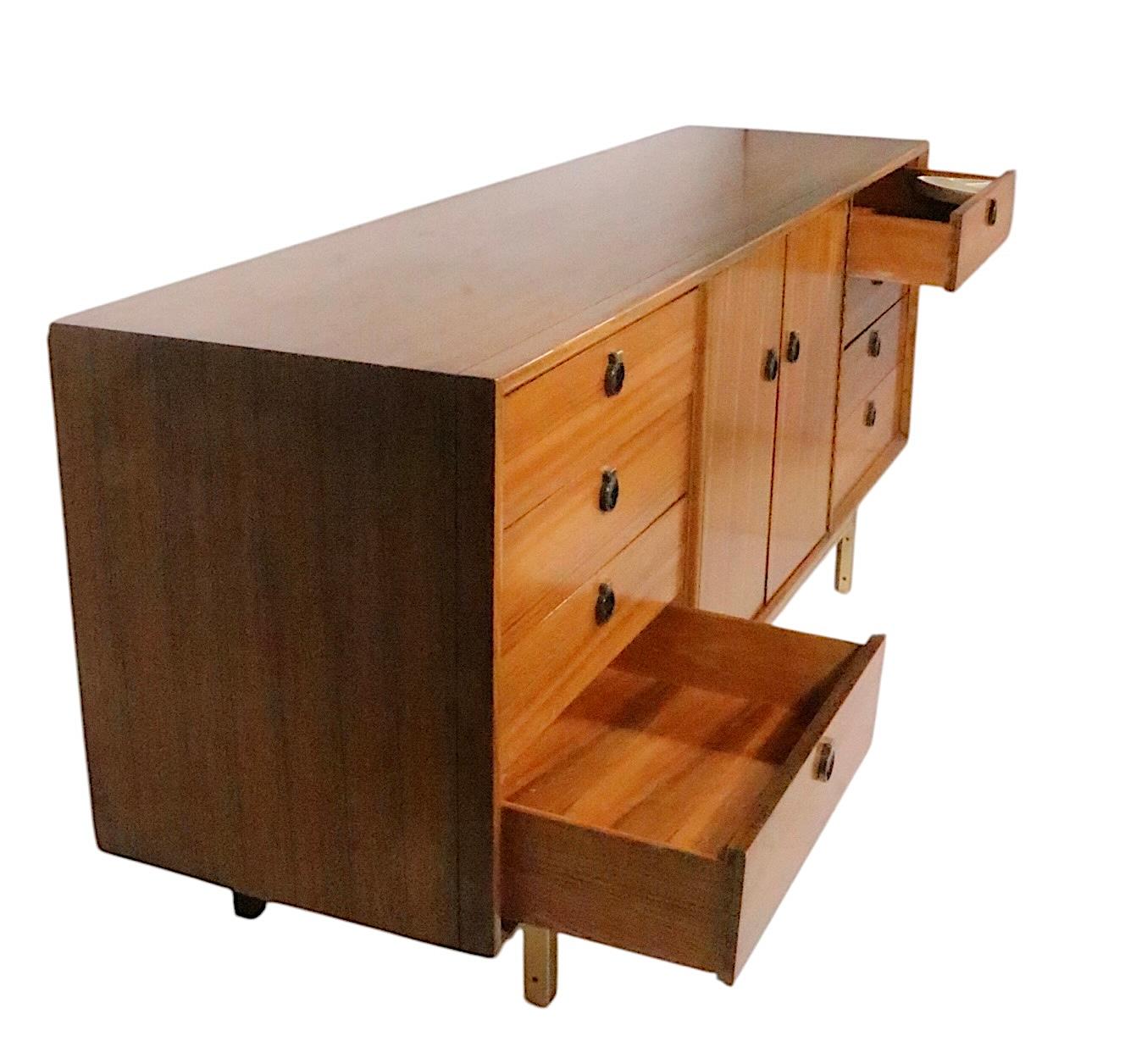 Mid Century Dresser with Twelve Drawers For Sale 6