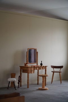 Mid Century Dressing Table in Solid Oak, Made by a Danish Cabinetmaker, 1950s