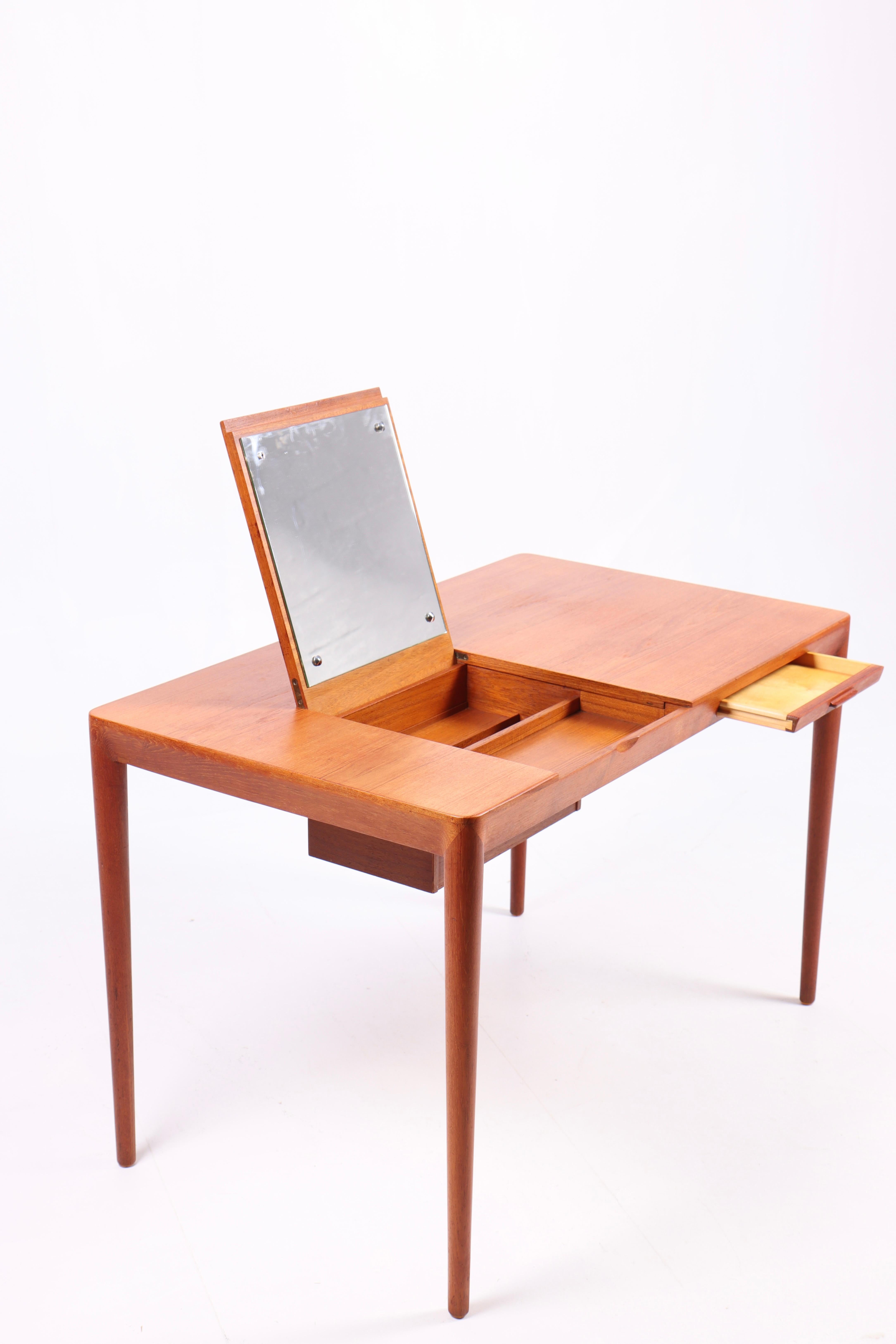 Scandinavian Modern Mid-Century Dressing Table in Teak Designed by Severin Hansen, 1960s