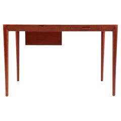 Table de coiffeuse du milieu du siècle en teck conçue par Severin Hansen, années 1960