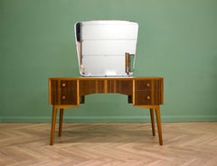 Mid-Century Dressing Table in Walnut by Maple & Co, 1950s