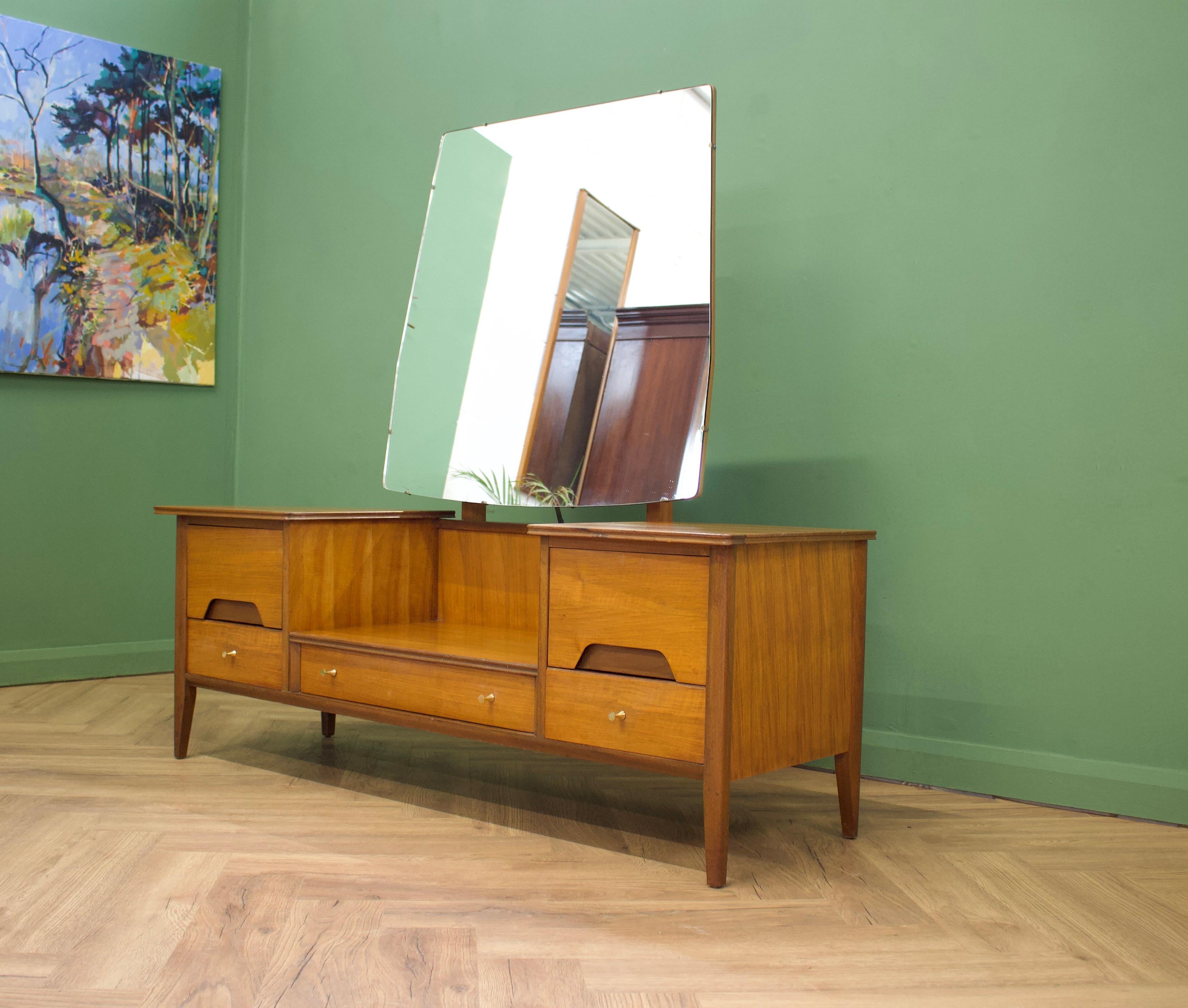 British Midcentury Dressing Table in Walnut from Younger, 1960s For Sale