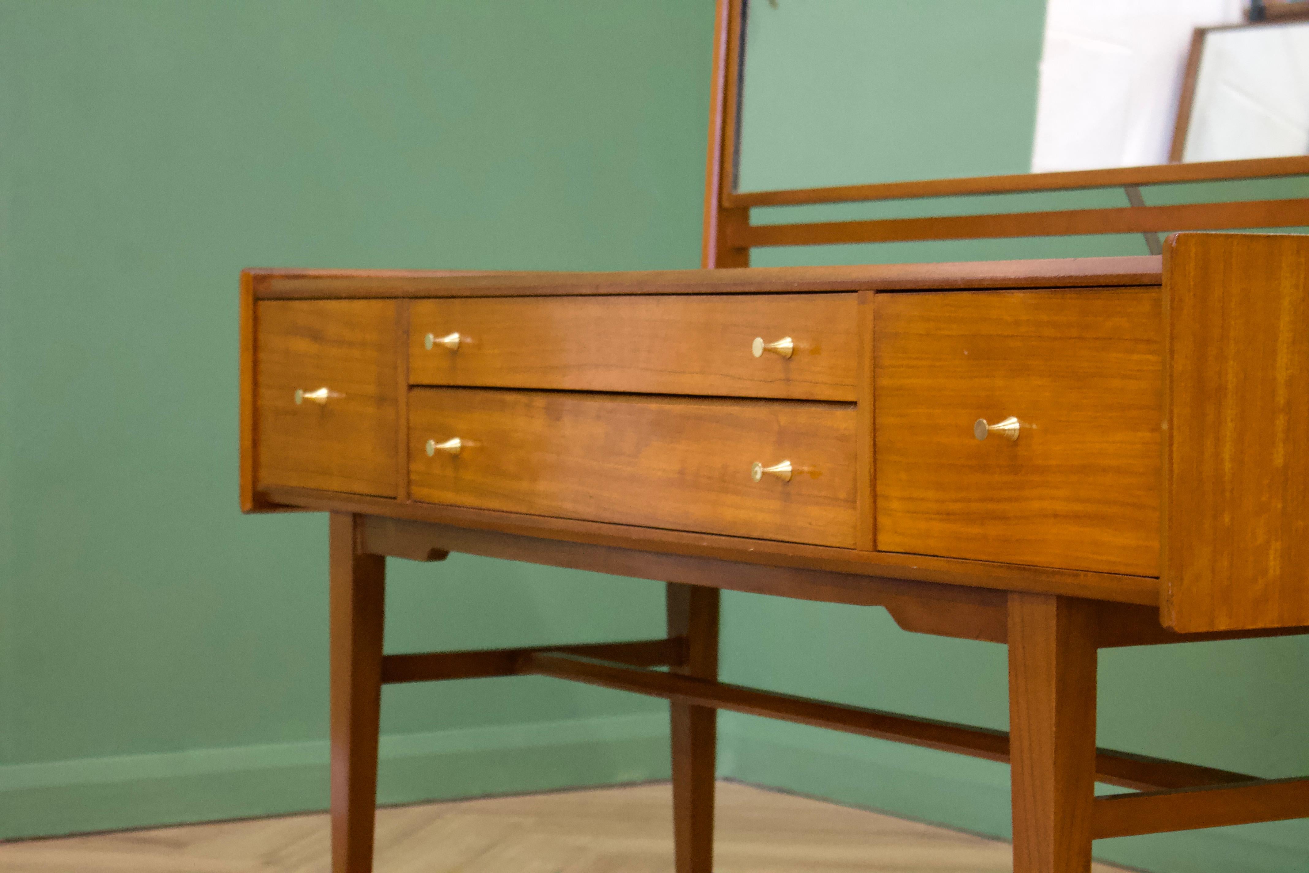 Veneer Mid-Century Dressing Table in Walnut from Younger, 1960s