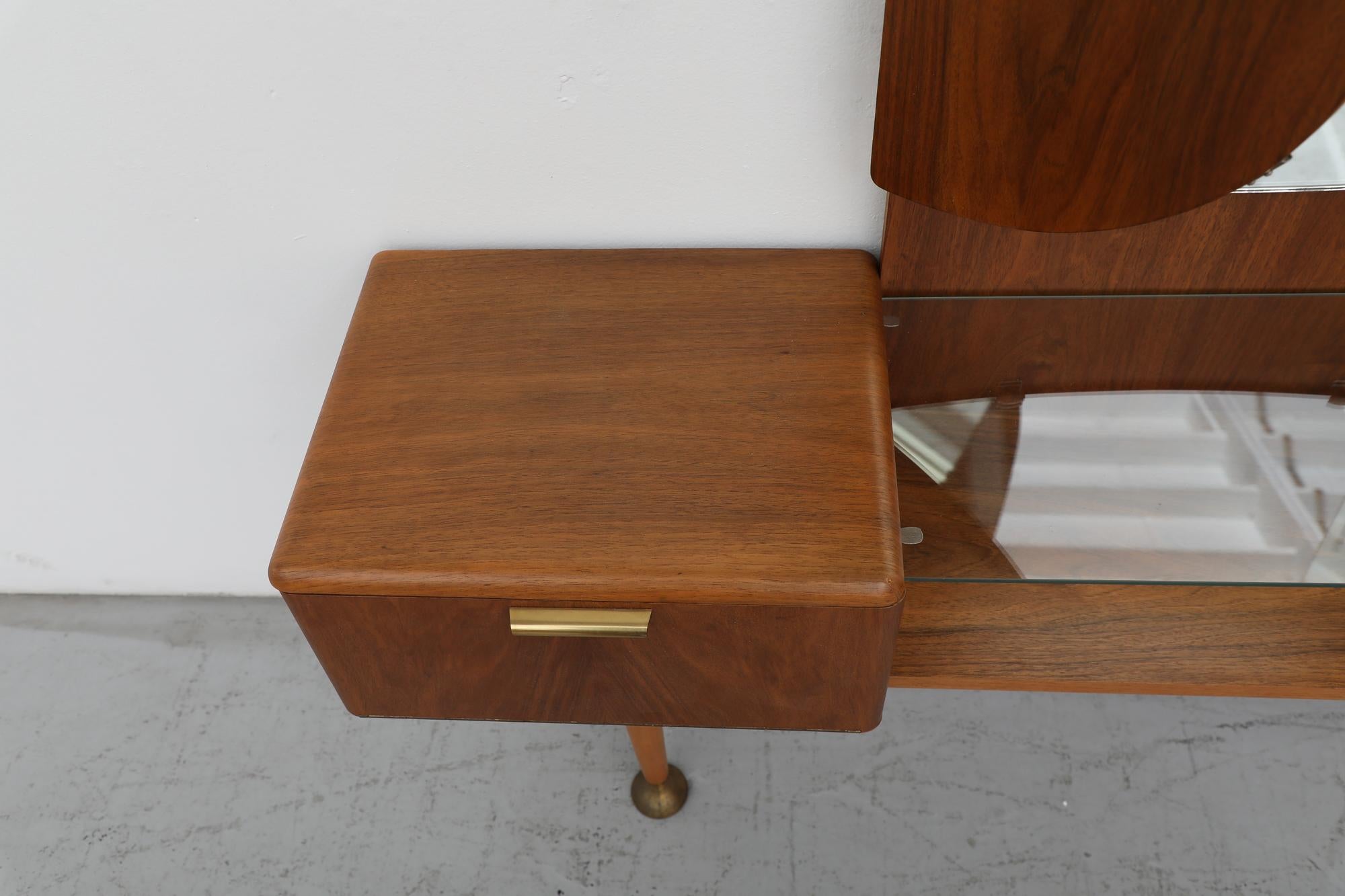 Mid-Century Dressing Table Vanity with Mirror by A.A. Patijn for Zijlstra, Holla 4
