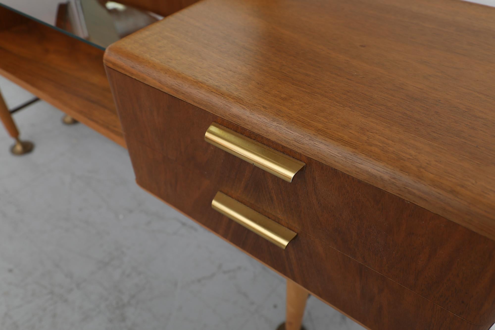 Mid-Century Dressing Table Vanity with Mirror by A.A. Patijn for Zijlstra, Holla 6