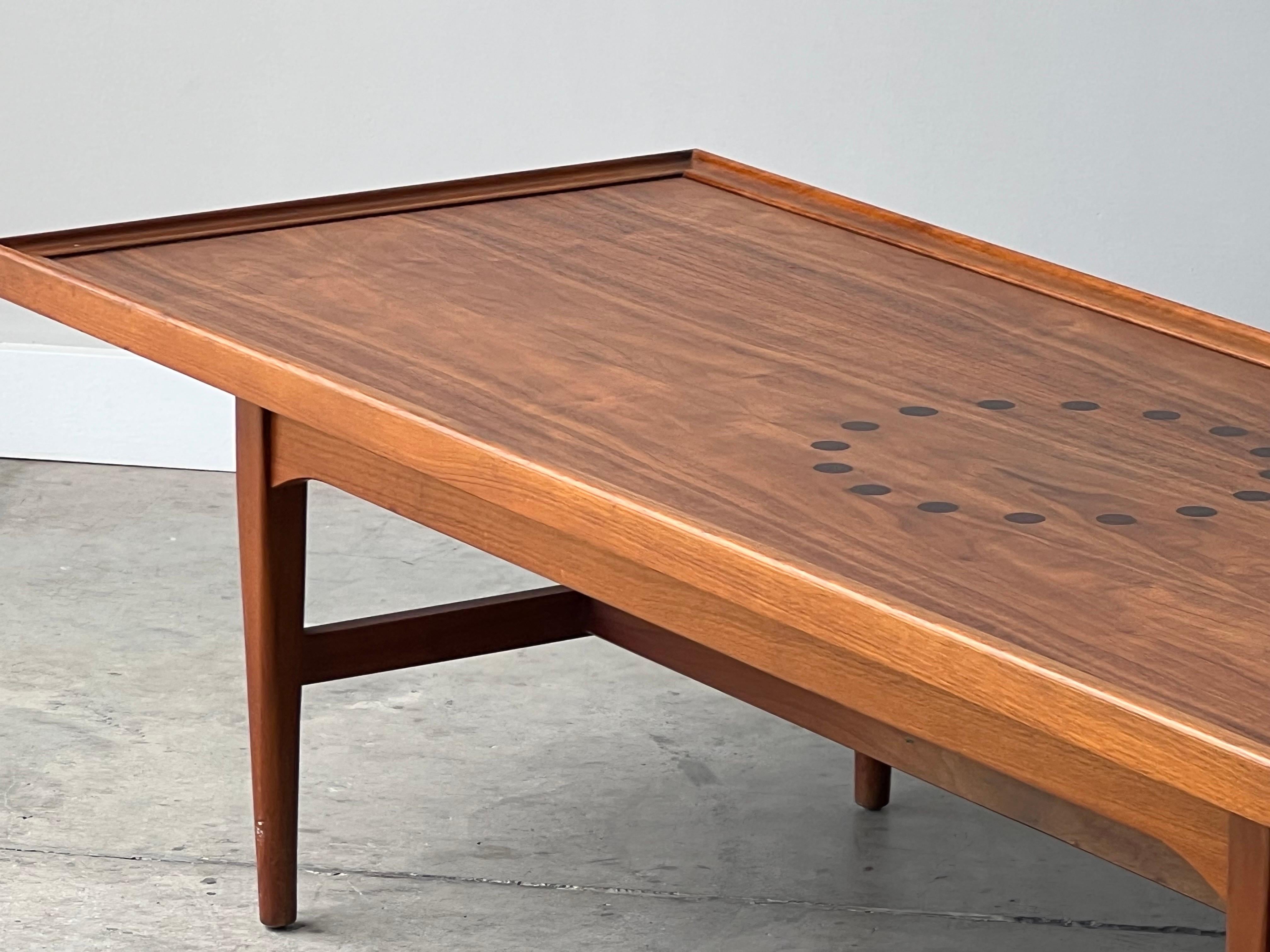Mid Century Drexel Declaration Coffee Table In Good Condition In Raleigh, NC
