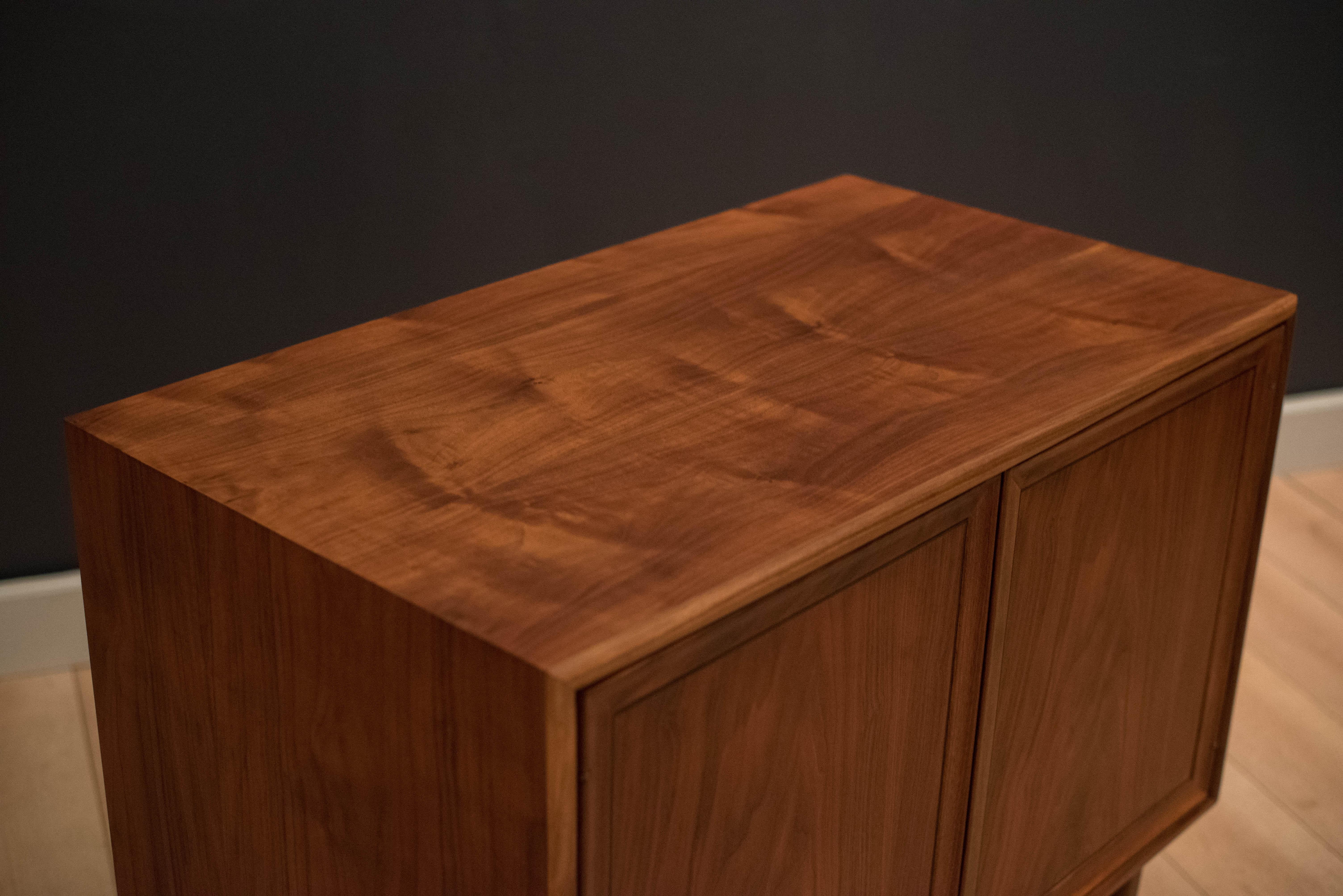 Mid Century Drexel Declaration Walnut Cabinet 1