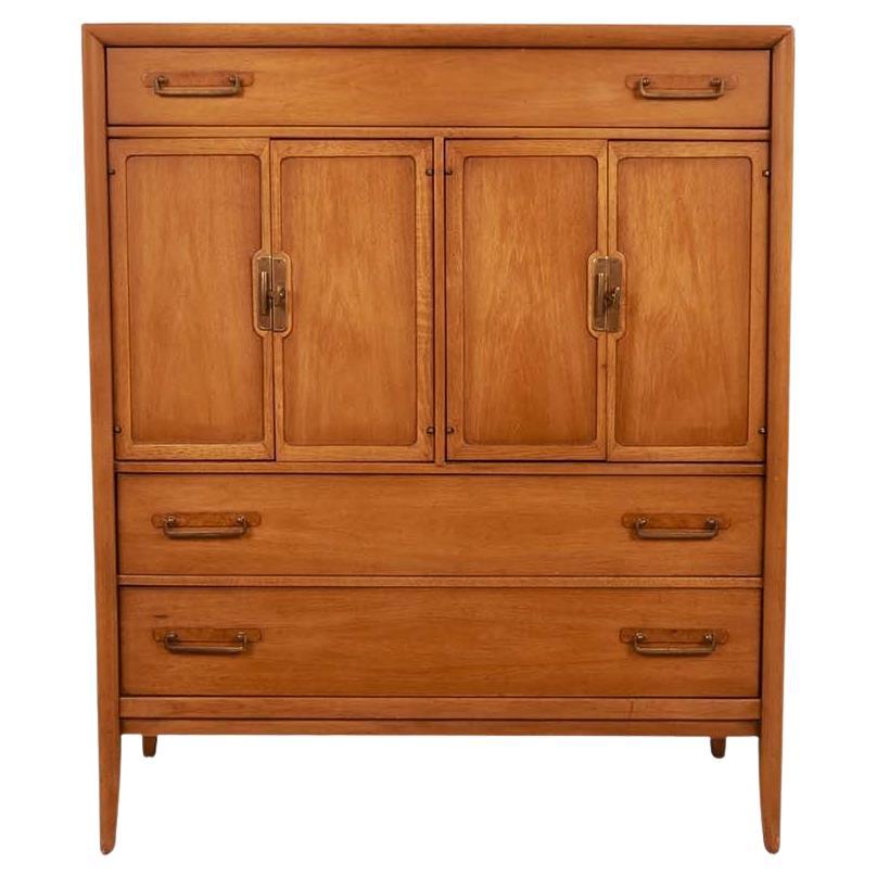 Mid-Century Drexel Dresser Gentleman’s Chest Meridian Collection