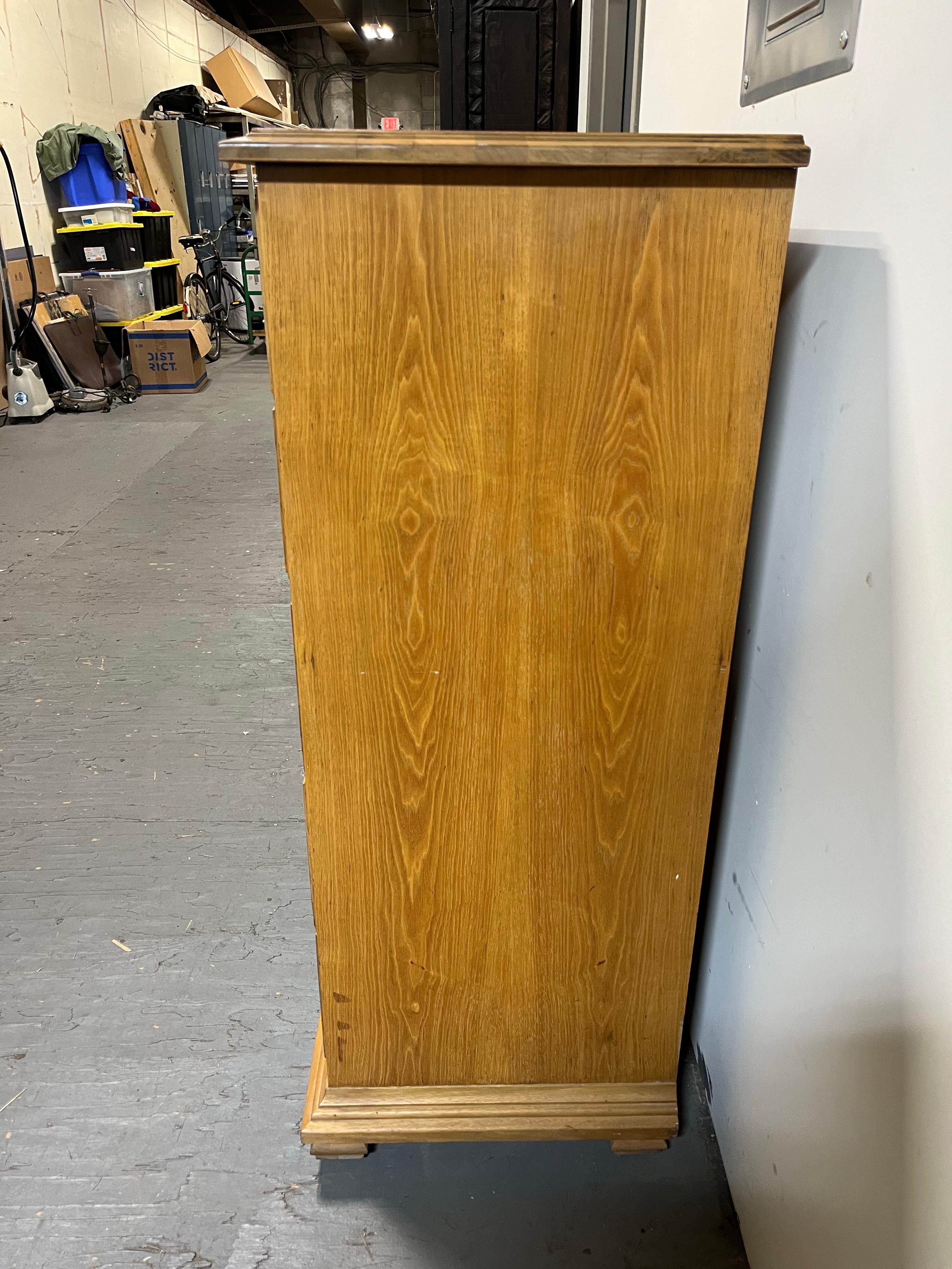 20th Century Mid Century Drexel Esperanto Highboy Dresser For Sale