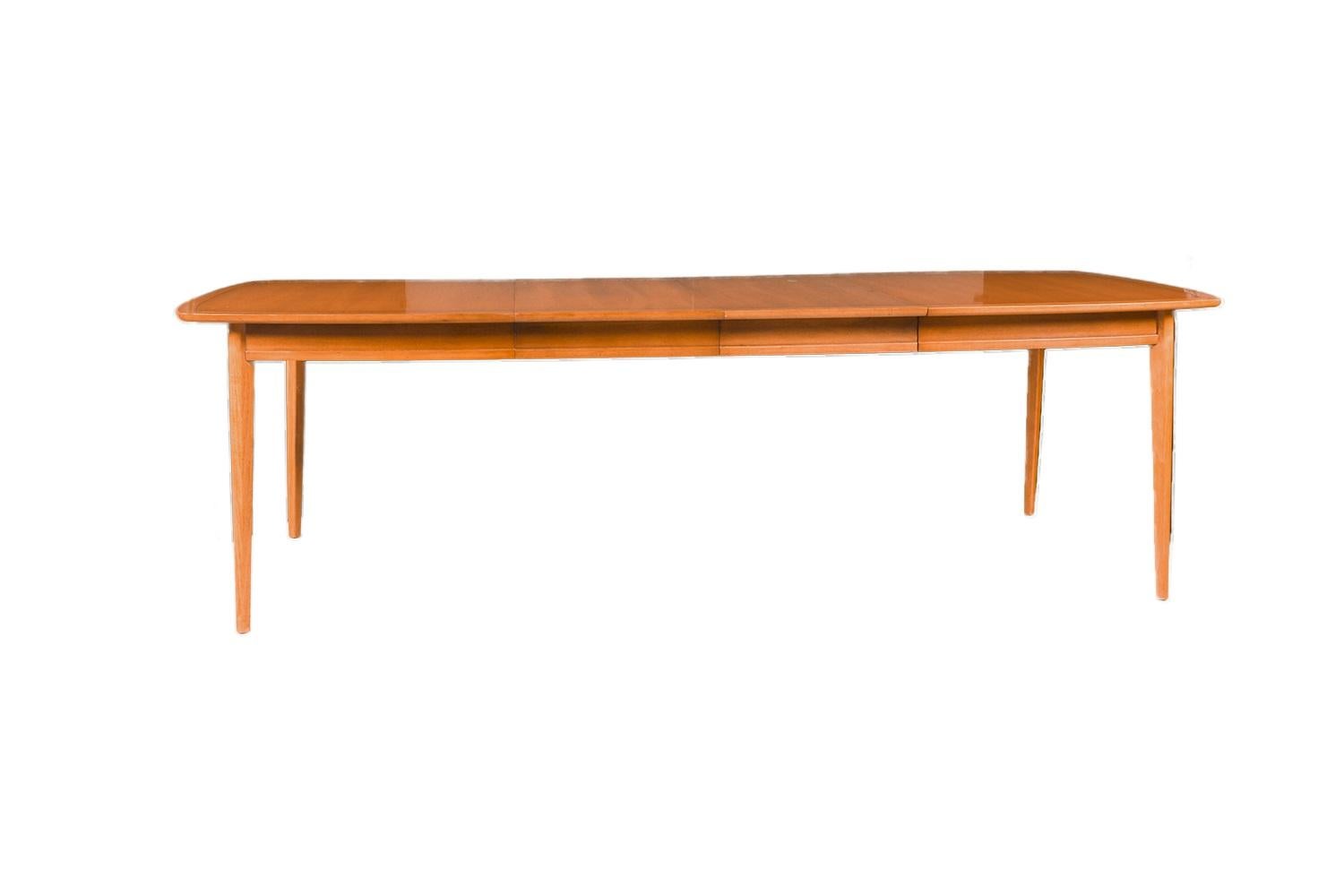 Mid-Century Modern Mid Century Drexel Heritage Meridian Extension Dining Table