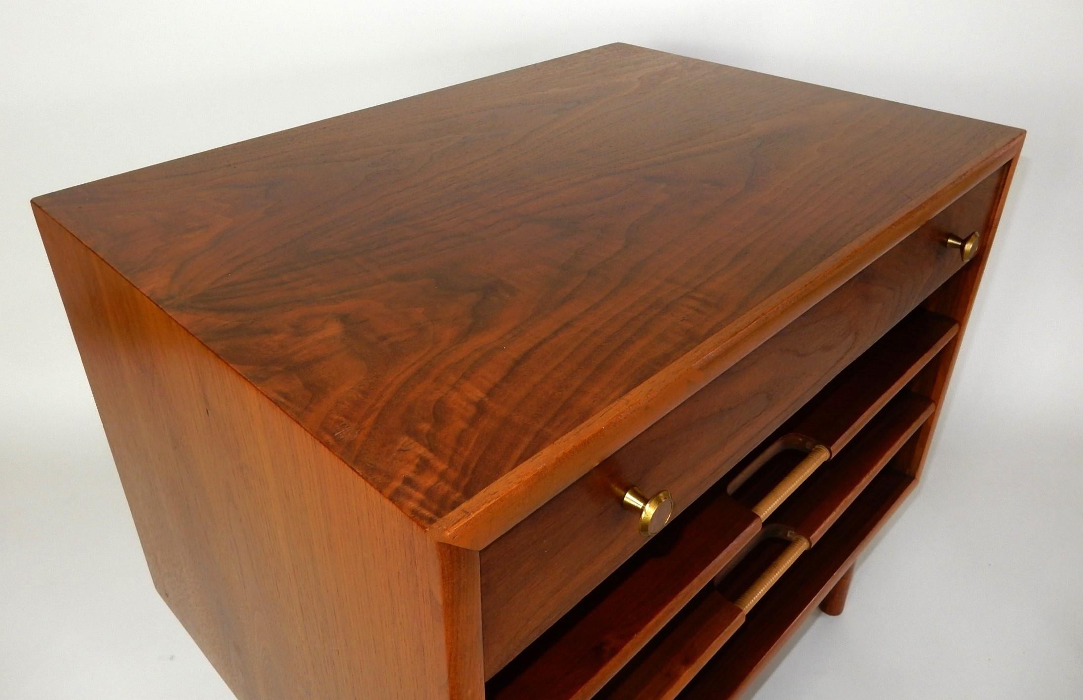 Mid-20th Century Mid-Century Drexel Magazine Cabinet Table by Kipp Stewart and Stewart MacDougal For Sale