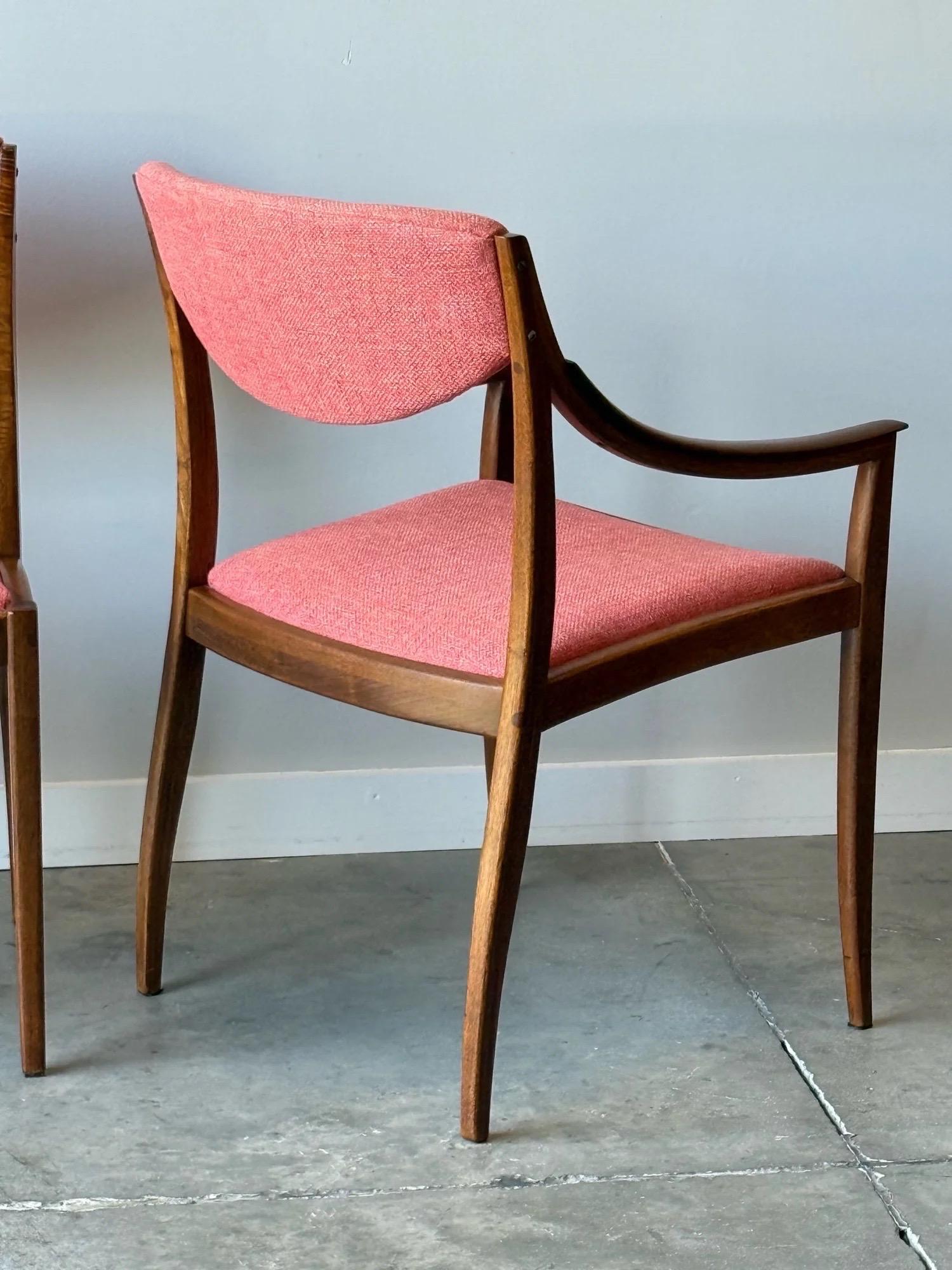 Chaises de salle à manger du milieu du siècle Drexel Parallele by Barney Flagg - Ensemble de quatre en vente 7