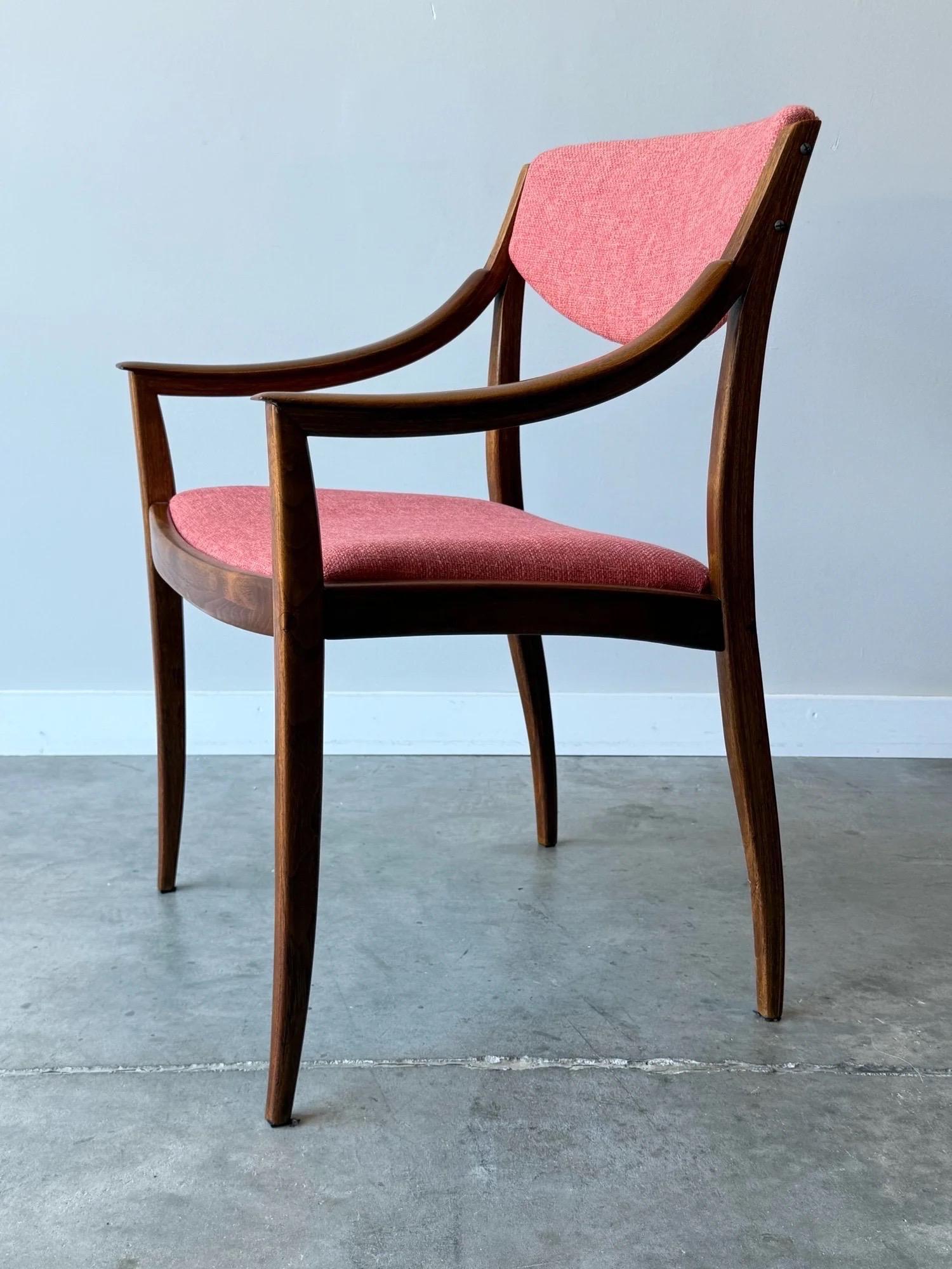 Chaises de salle à manger du milieu du siècle Drexel Parallele by Barney Flagg - Ensemble de quatre en vente 2