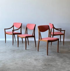 Chaises de salle à manger du milieu du siècle Drexel Parallele by Barney Flagg - Ensemble de quatre