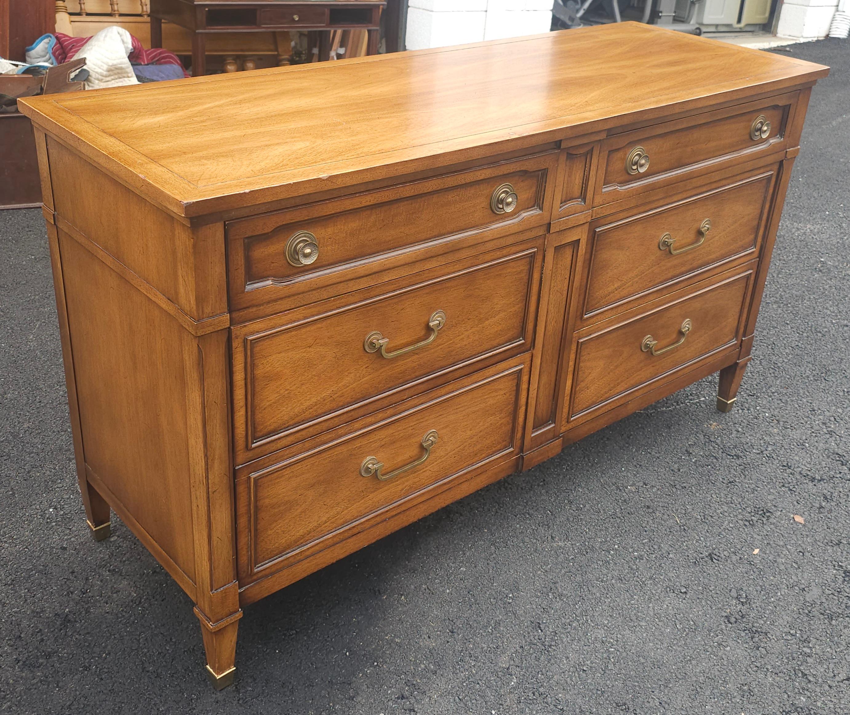 Mid-Century Drexel Truine Walnut Double Dresser 3